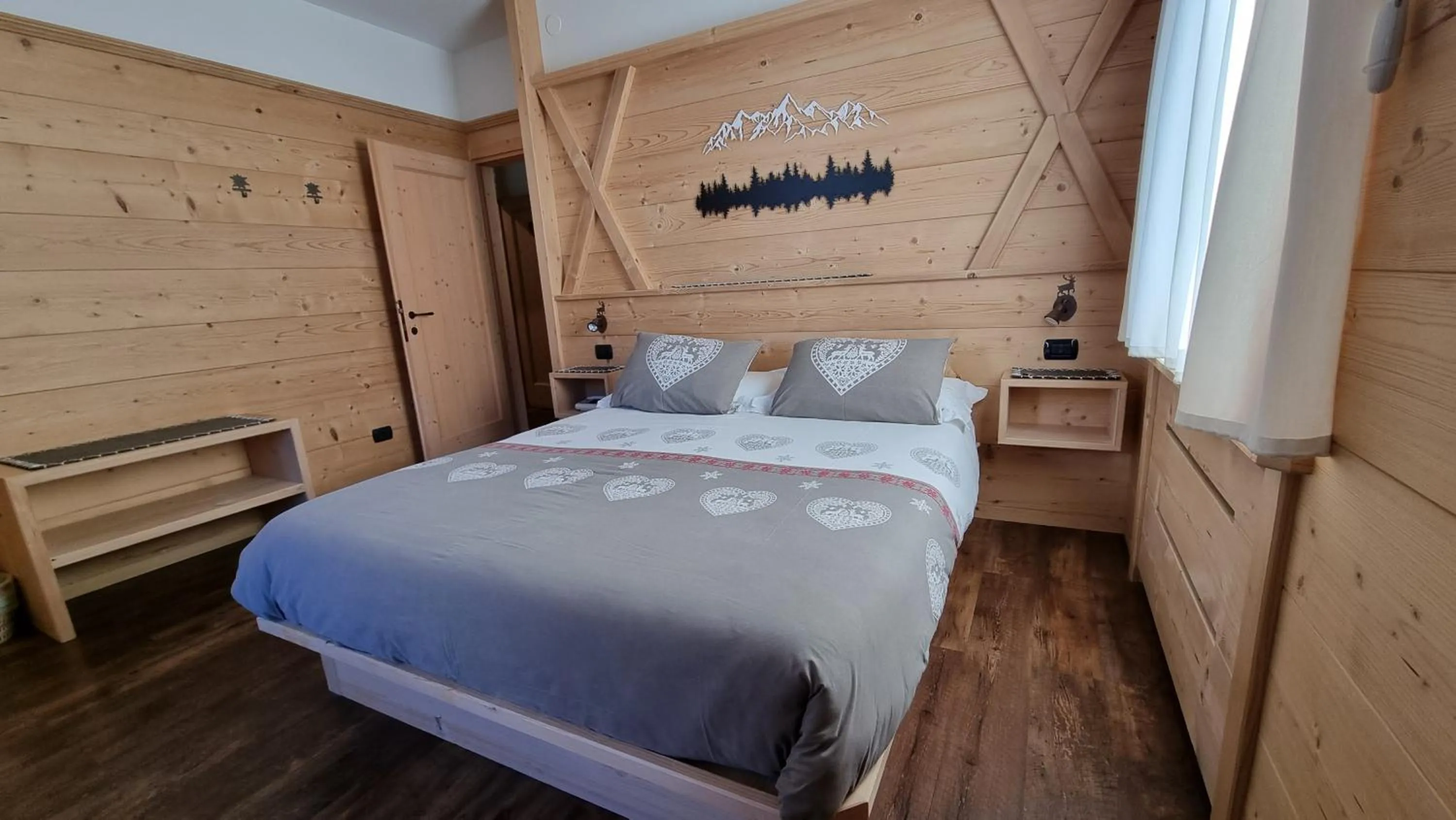 View (from property/room), Bed in Hotel Villa Gaia