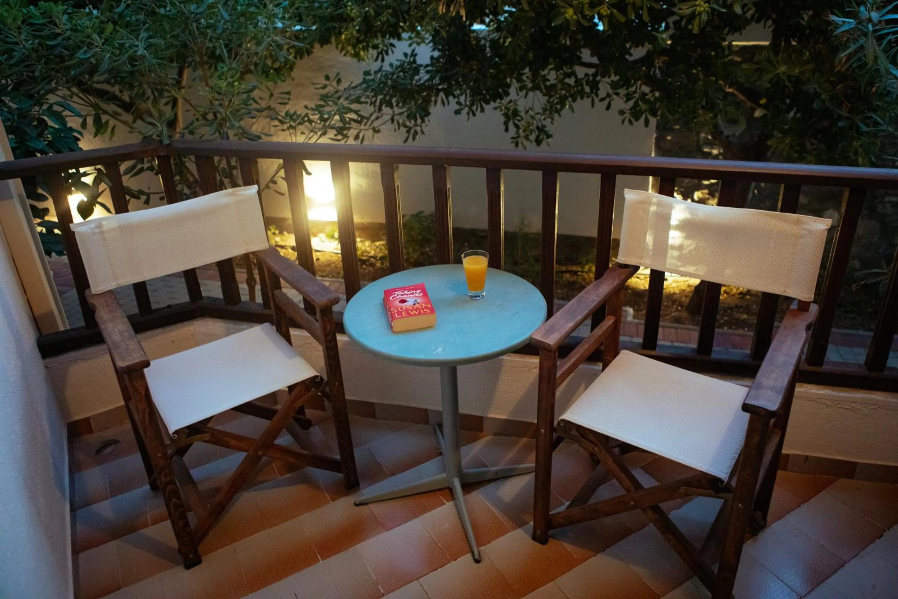 Balcony/Terrace in Galini Hotel
