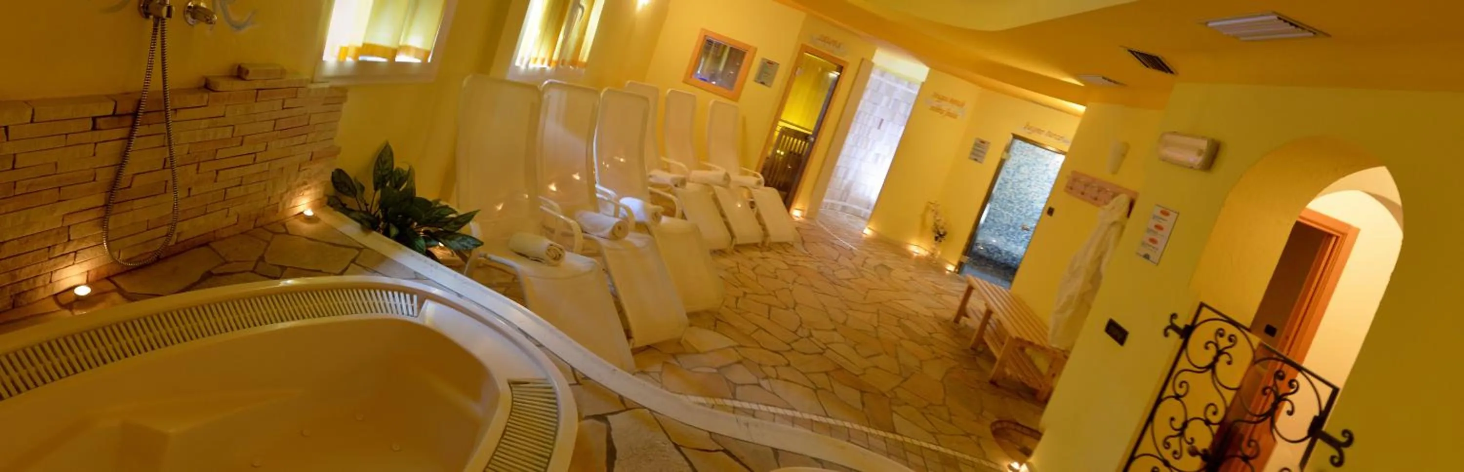 Sauna in Hotel Dalla Serra