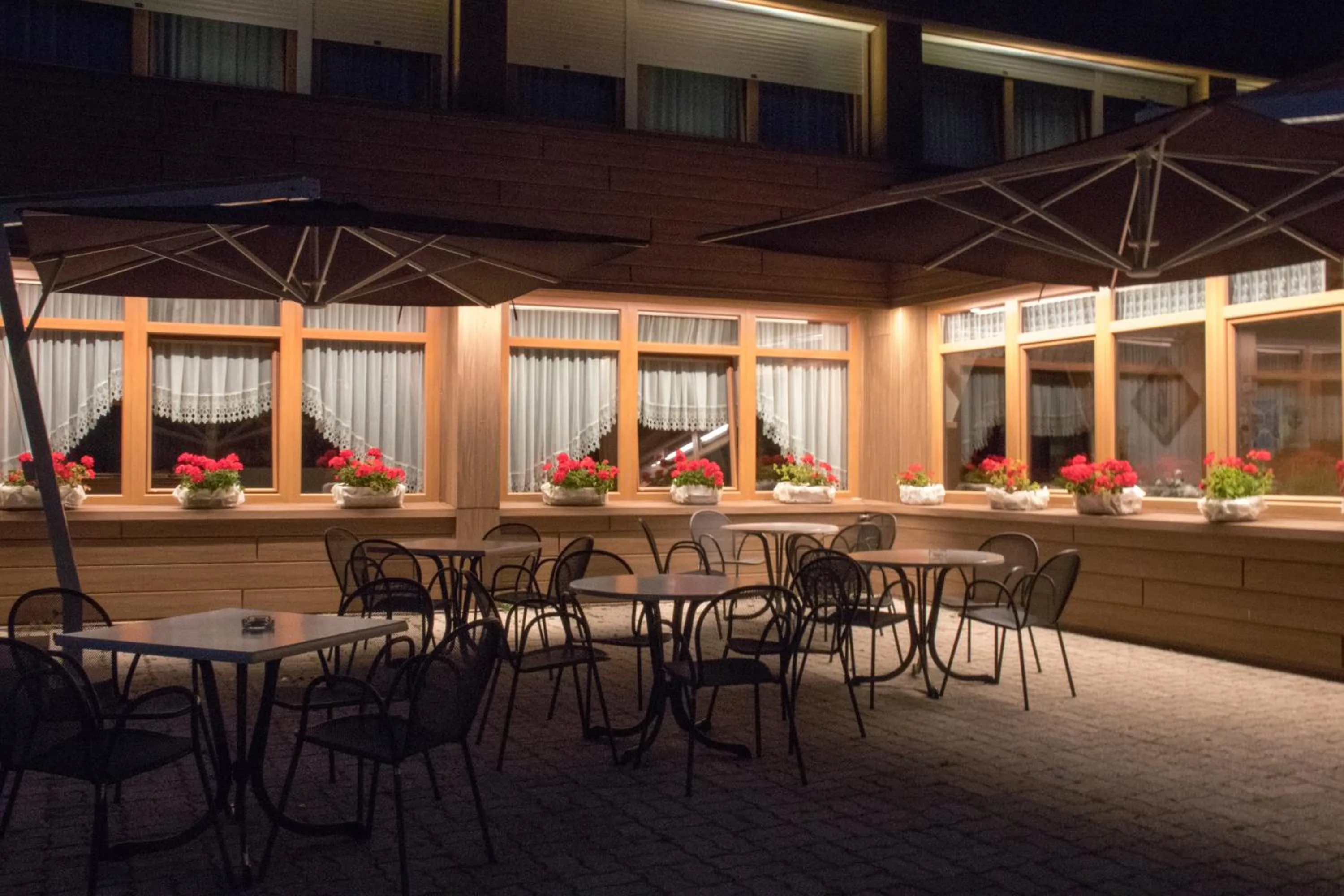 Patio in Hotel Dalla Serra