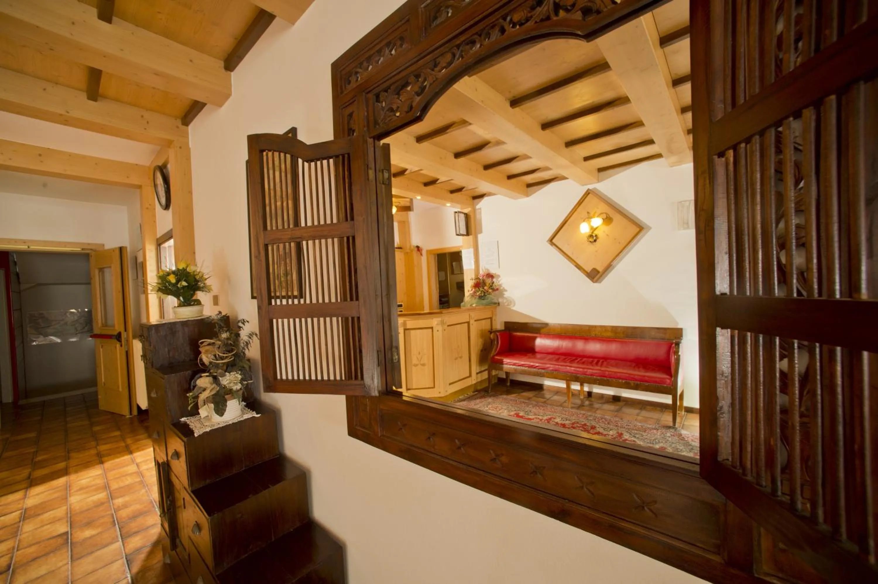 Decorative detail in Hotel Dalla Serra