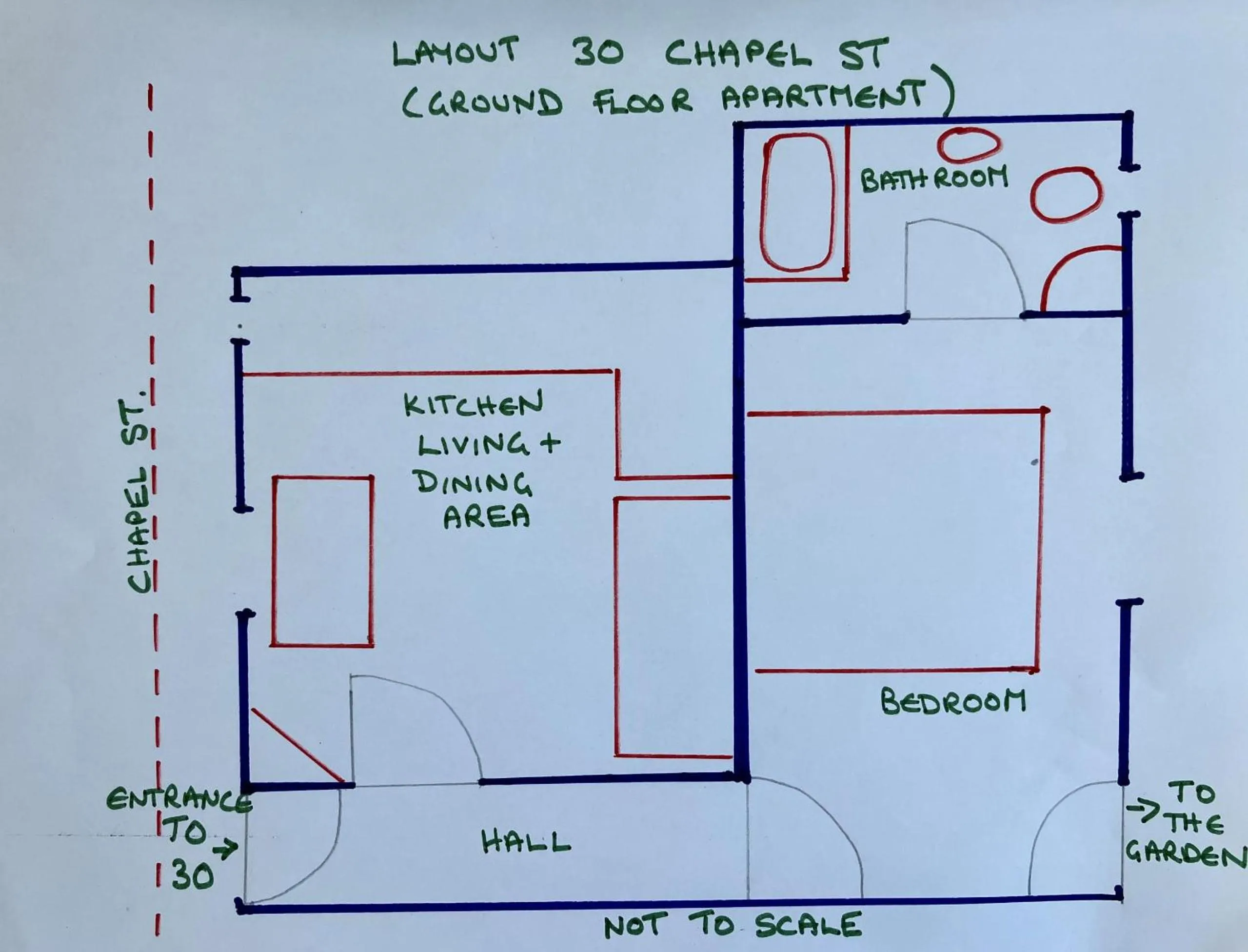 Floor plan in Chapel St Apartments