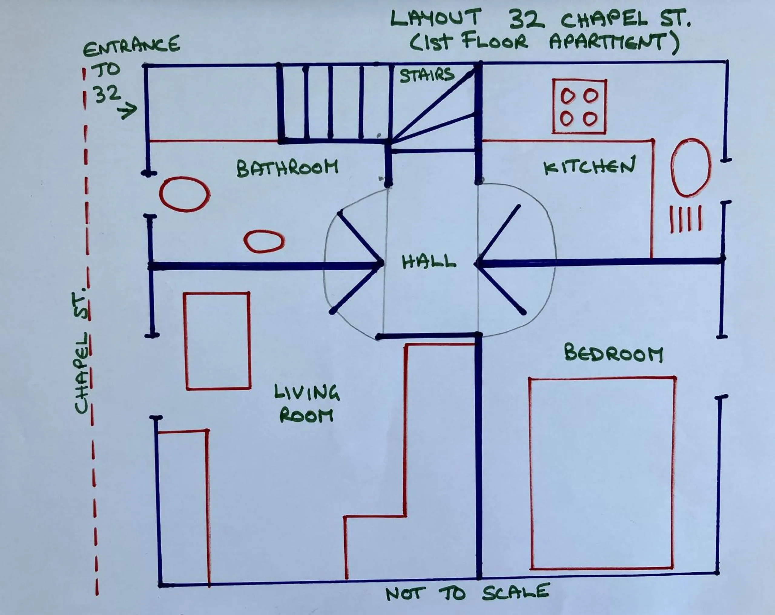 Floor plan in Chapel St Apartments