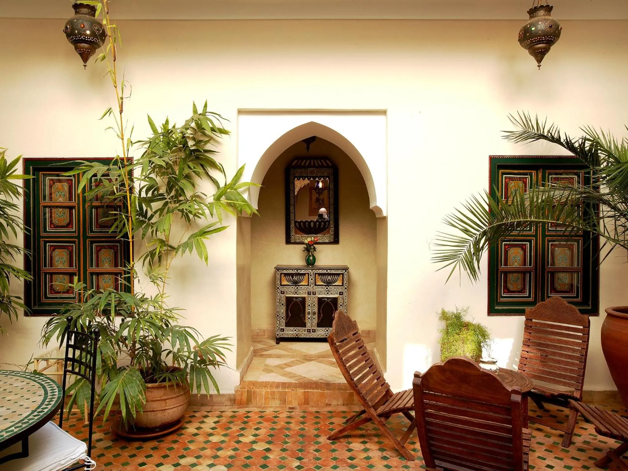 Patio in Riad Julia