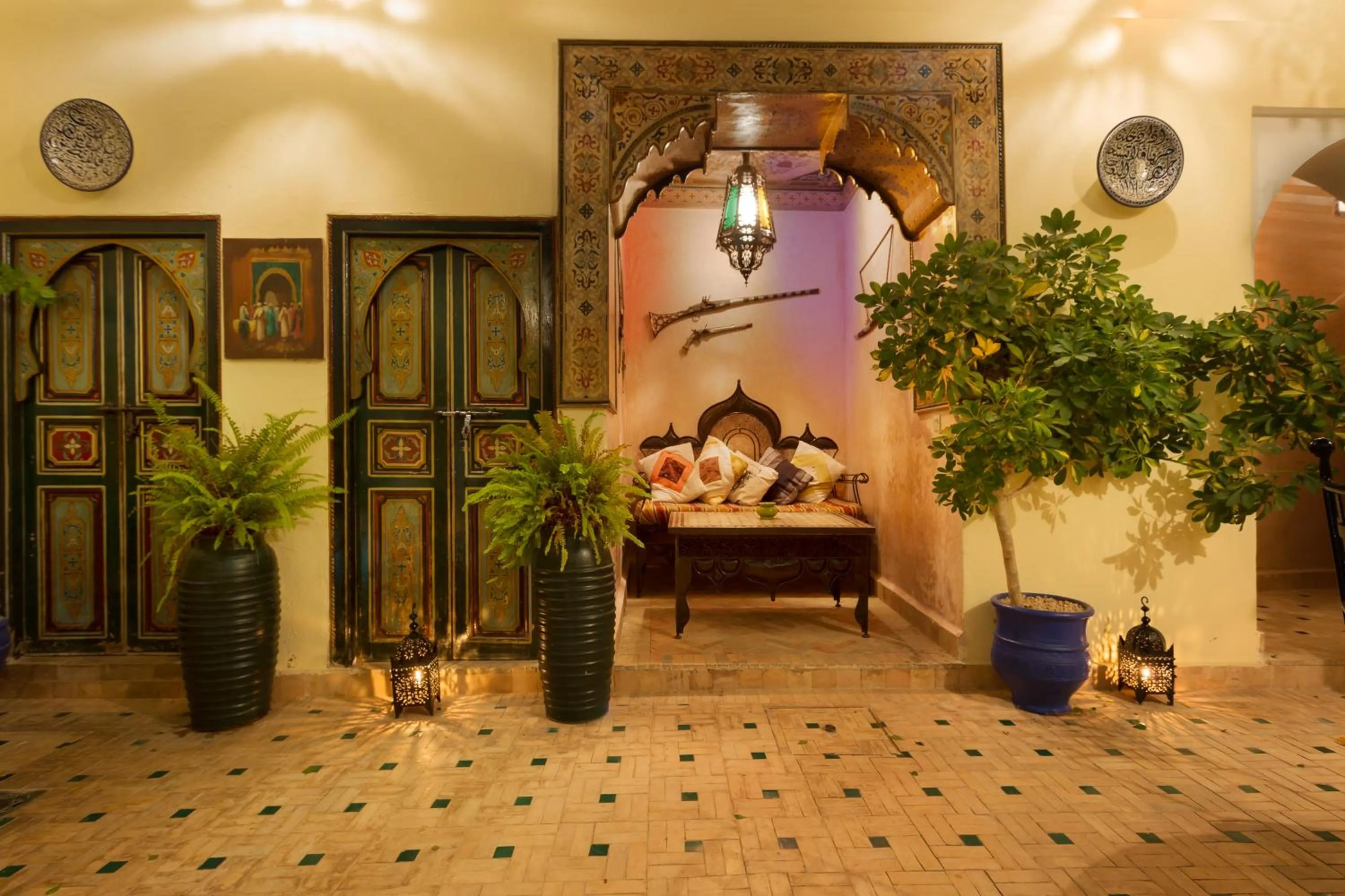Lobby or reception in Riad Julia