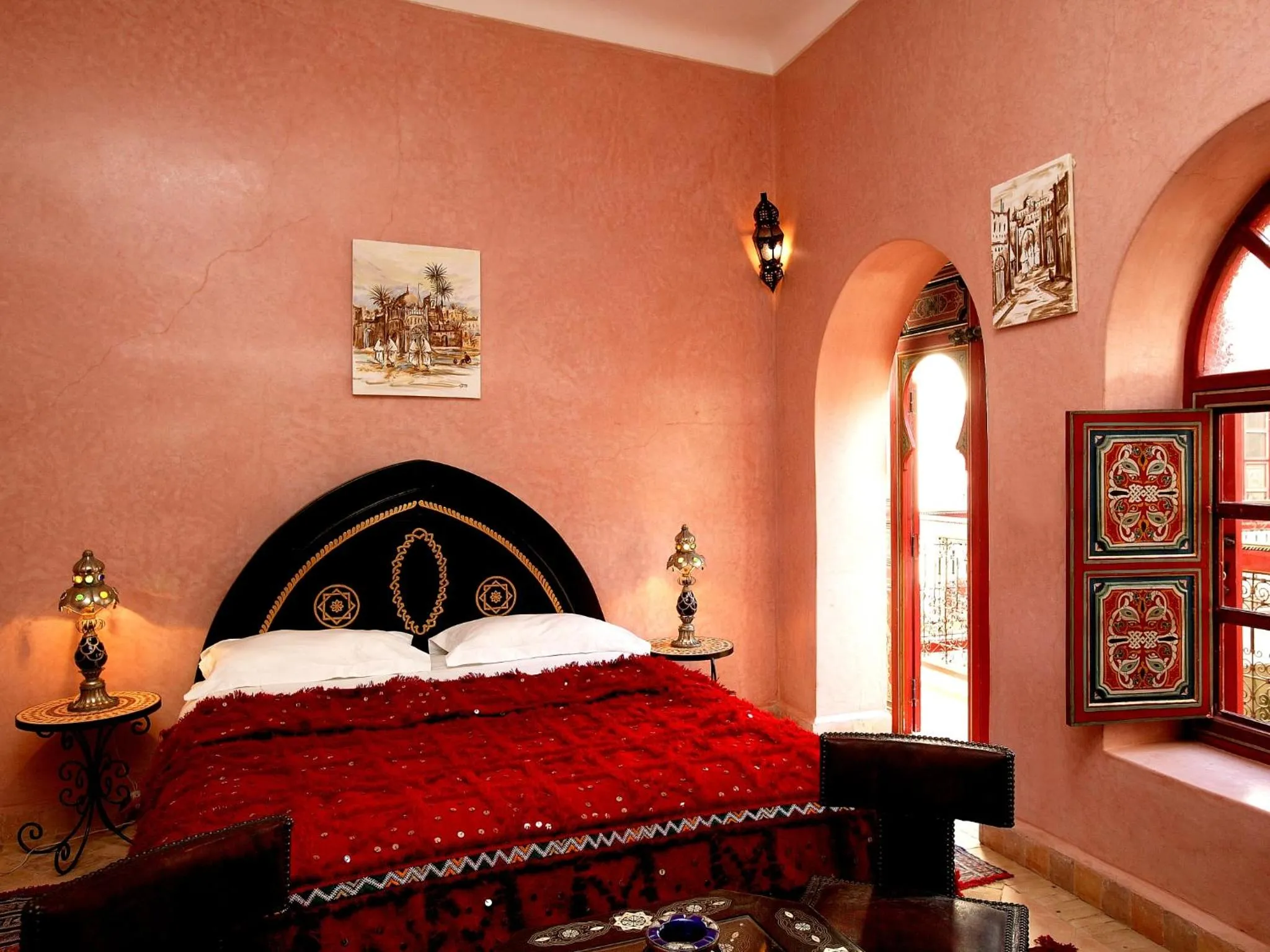 Bedroom, Bed in Riad Julia