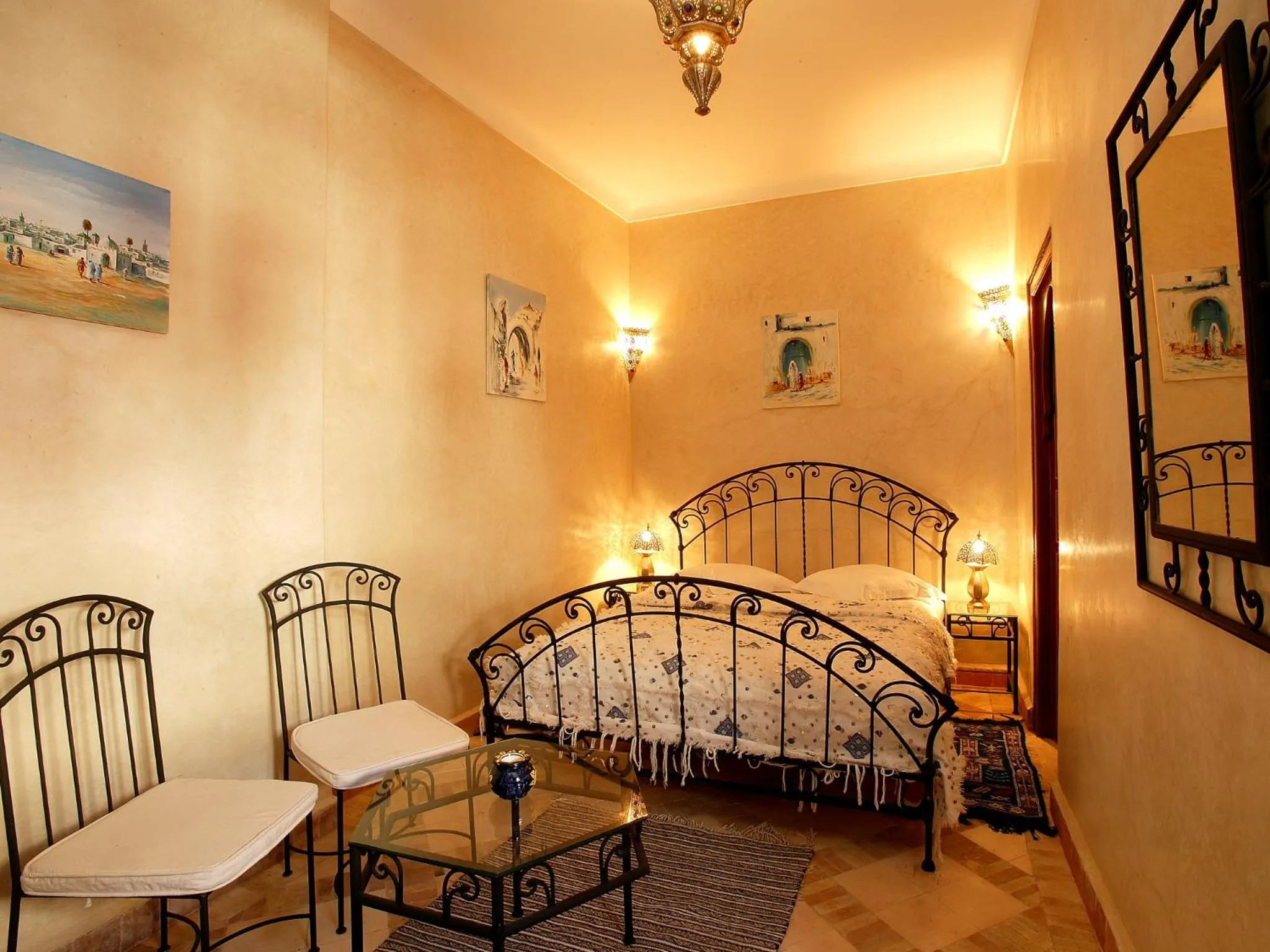 Bedroom, Bed in Riad Julia