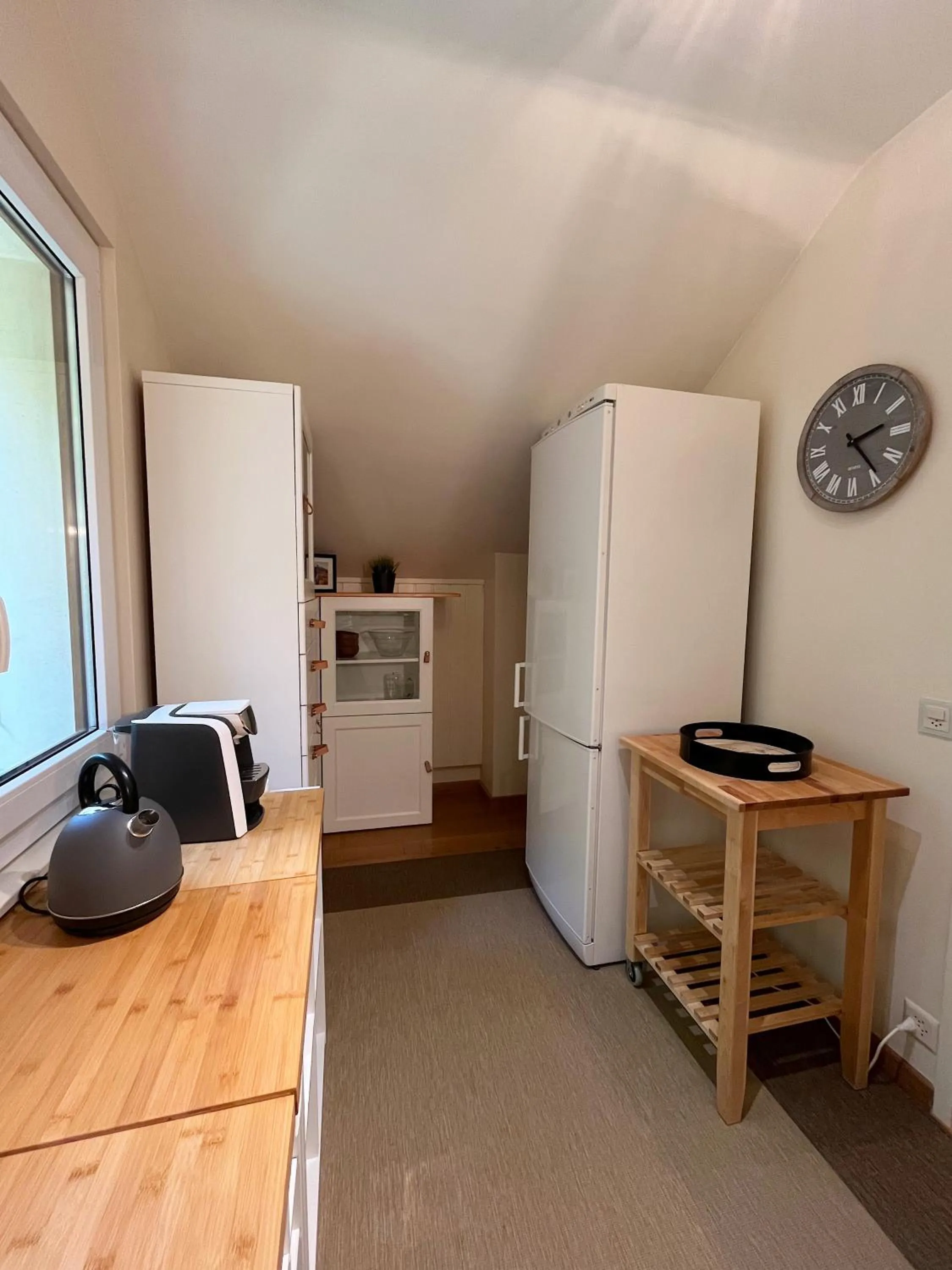 Kitchen or kitchenette in BnB La Clemonie