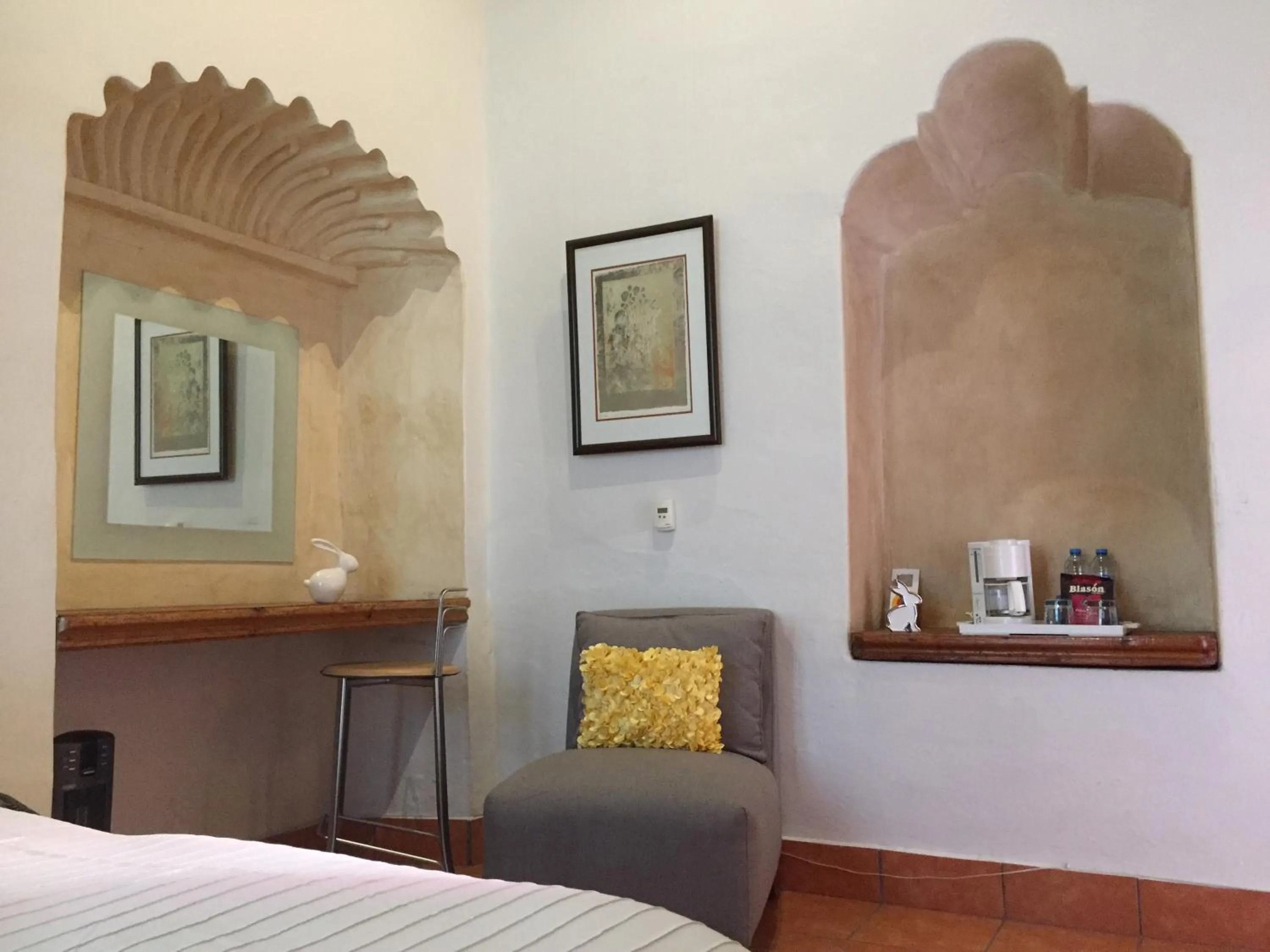 Living room, Bed in Quinta Luna