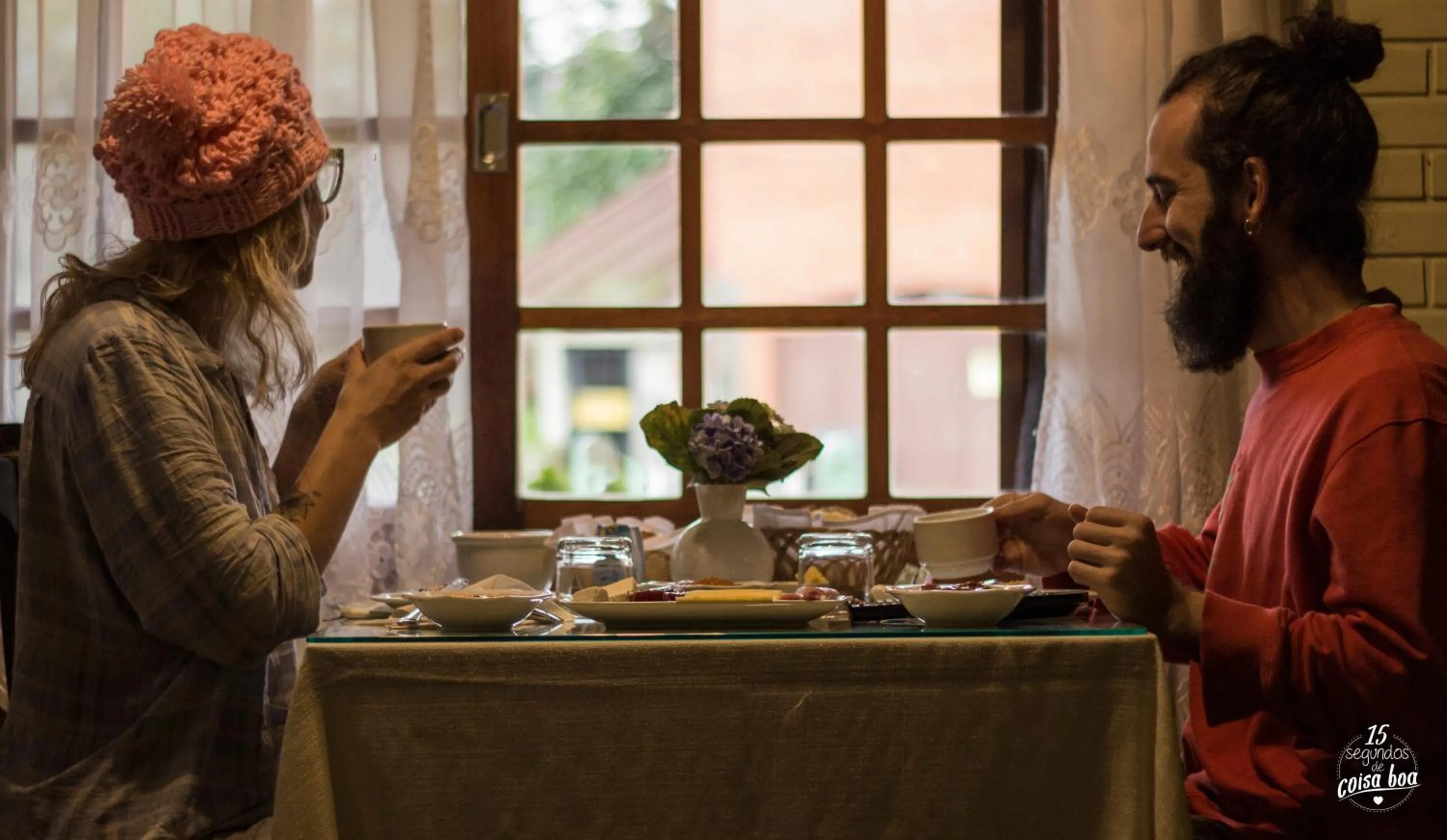 Living room in Hotel Bangalôs da Serra