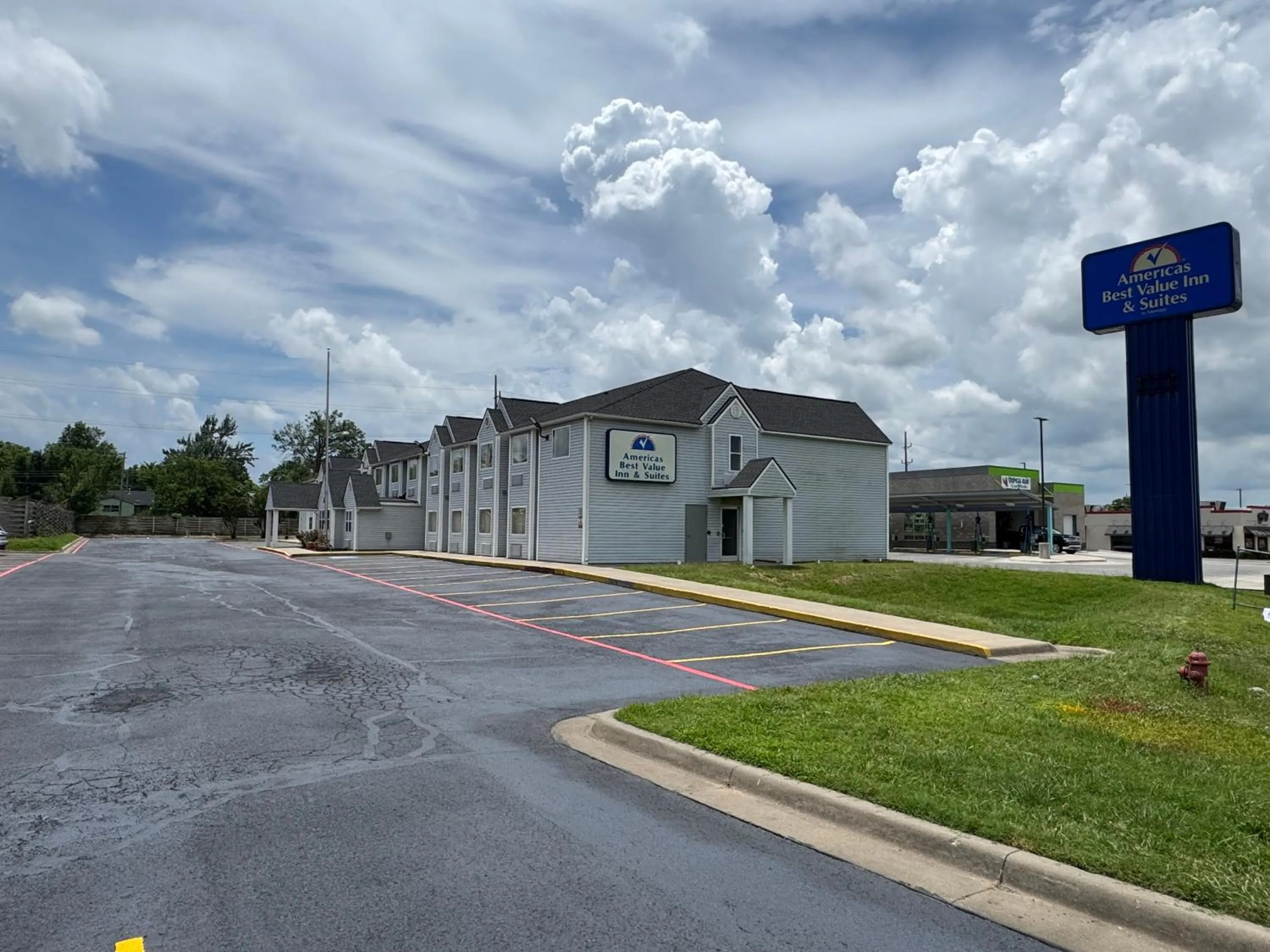 Property building in Americas Best Value Inn and Suites Ada