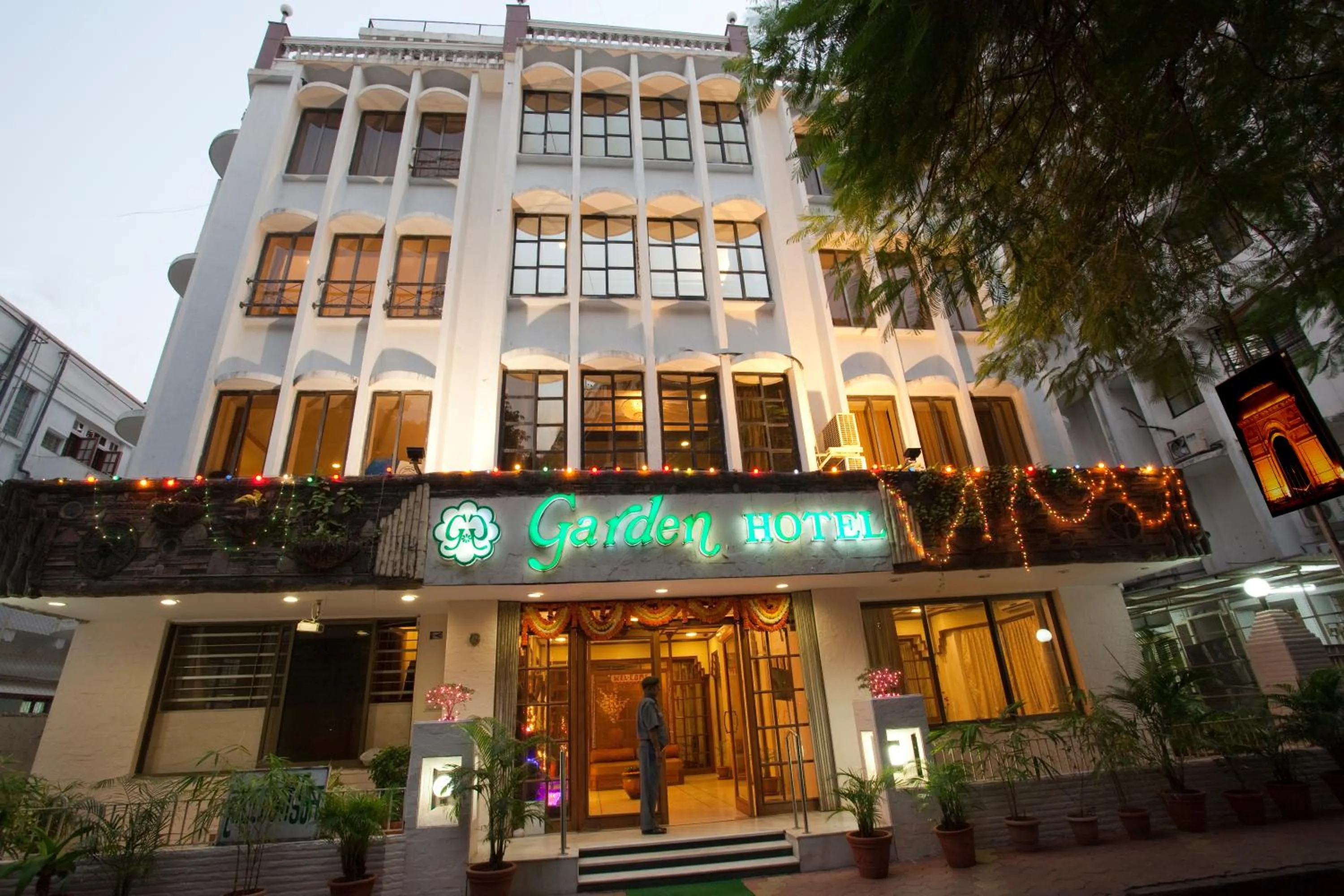 Facade/entrance in Garden Hotel