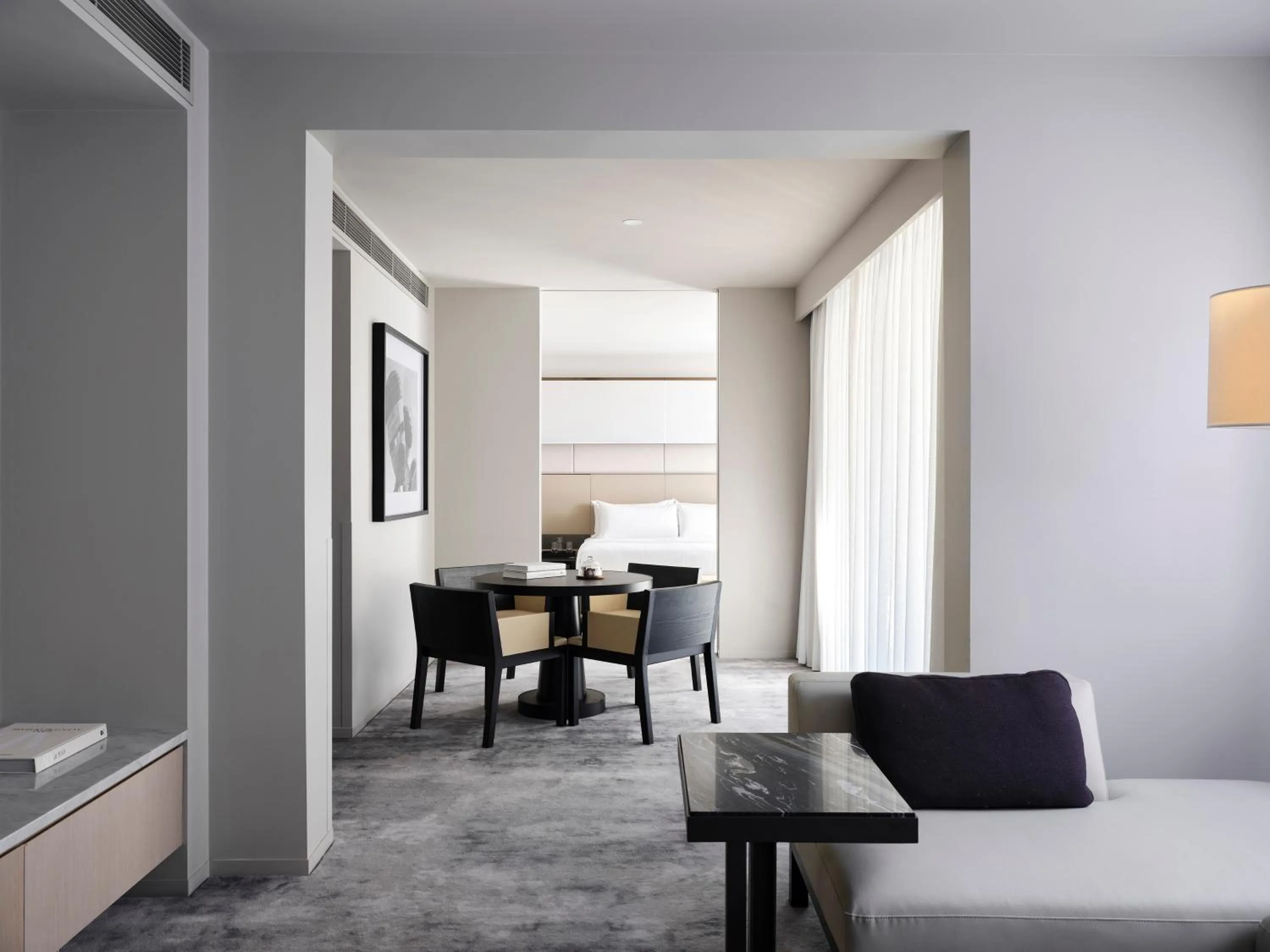 Seating area in Hotel Realm