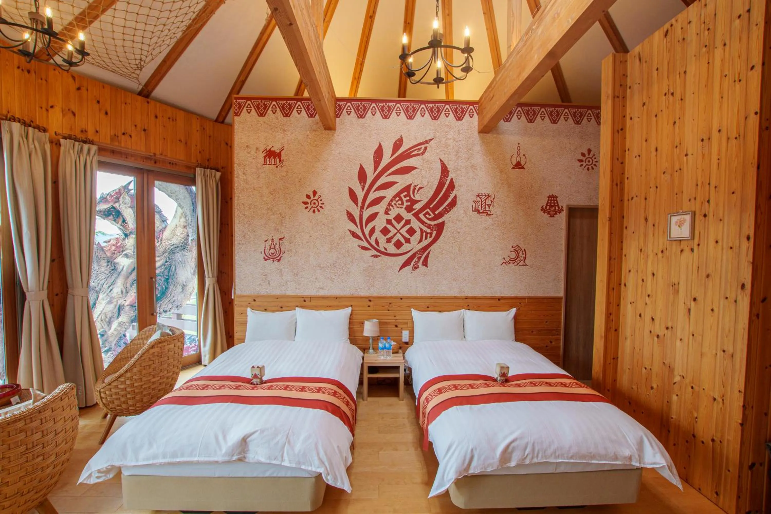 Bed in GRAND CHARIOT Hokutoshichisei 135°