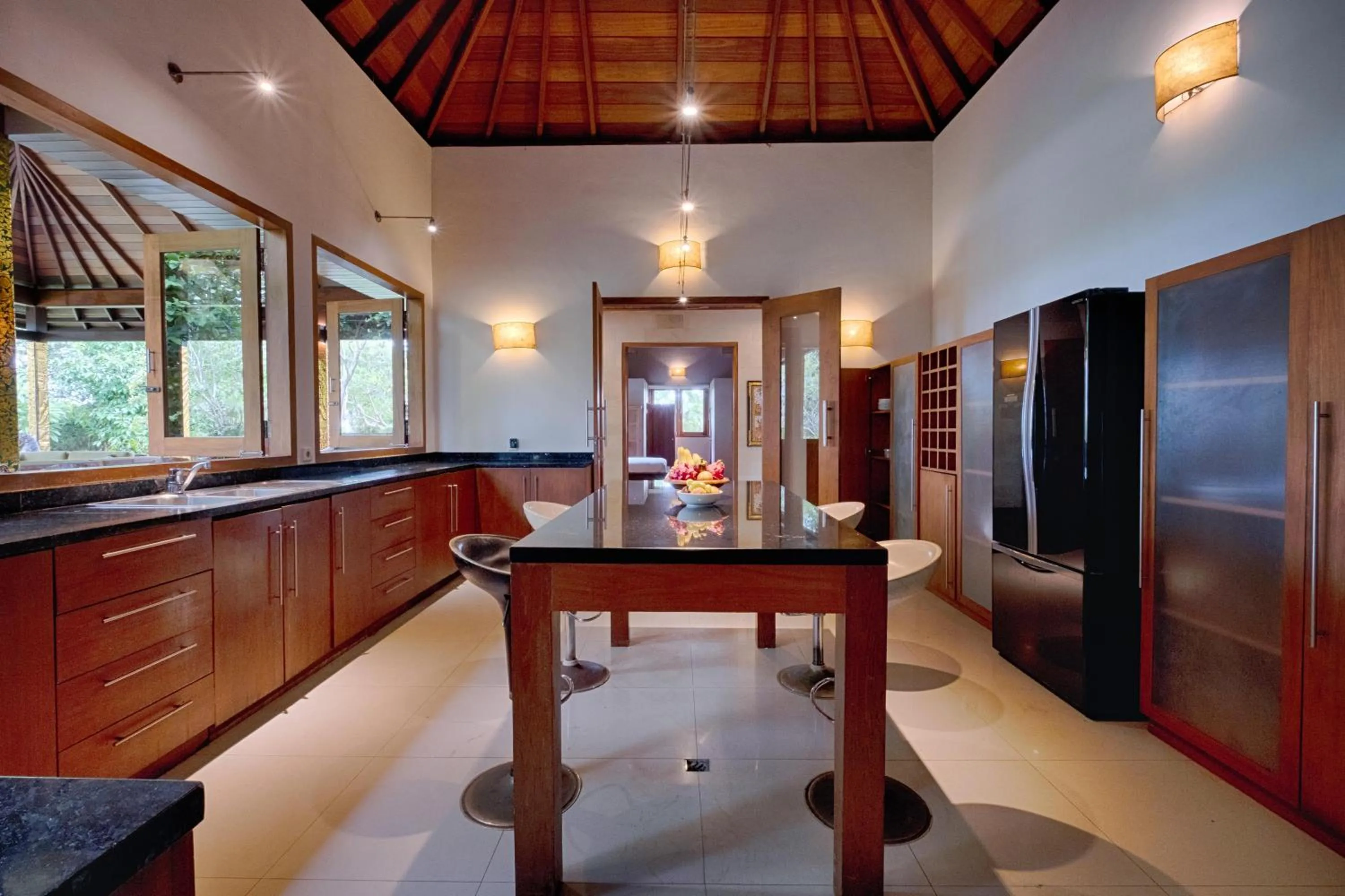 Kitchen or kitchenette in Ketewel Villa by Sanga Sanga Hospitality
