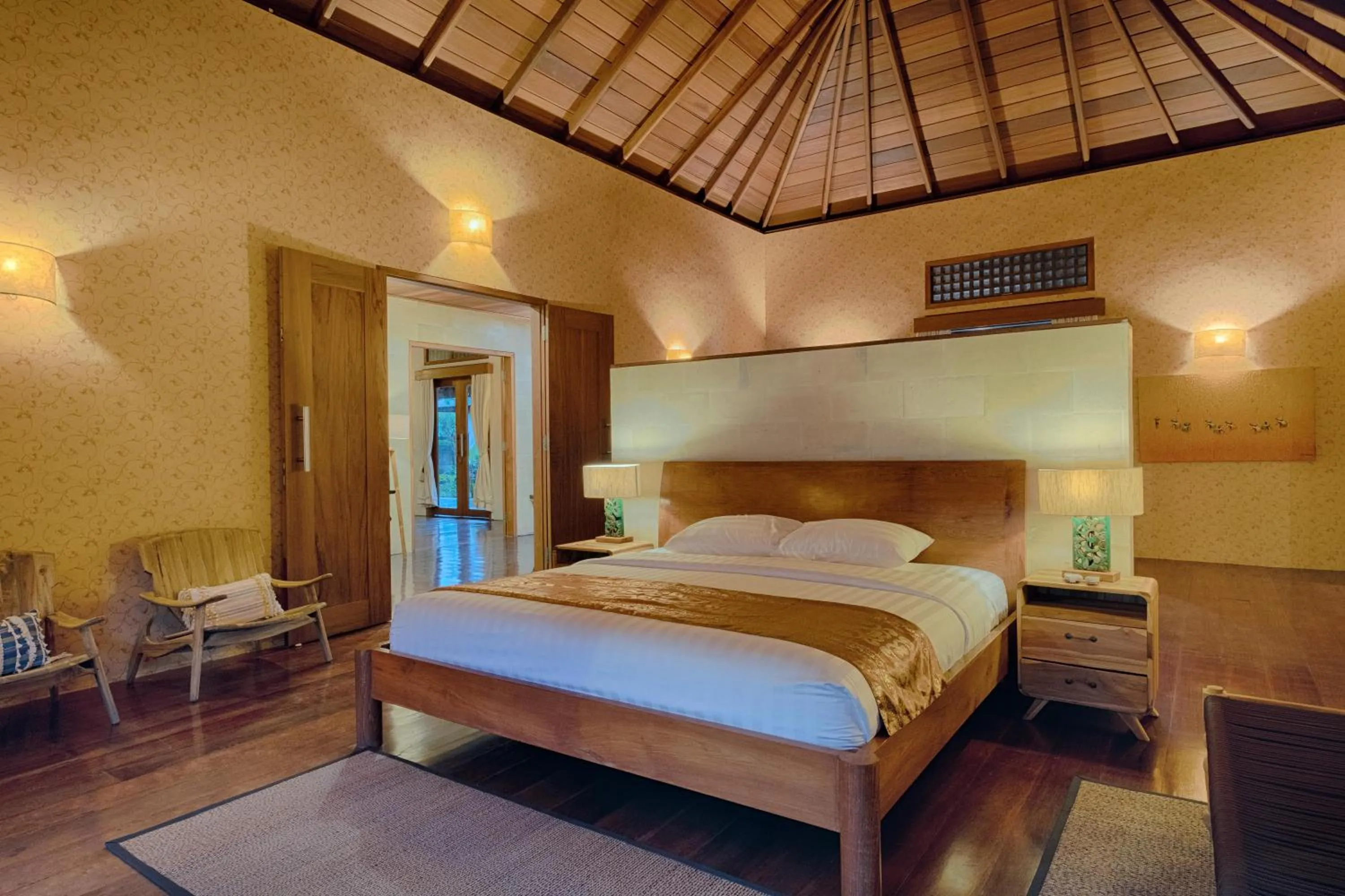 Bed in Ketewel Villa by Sanga Sanga Hospitality