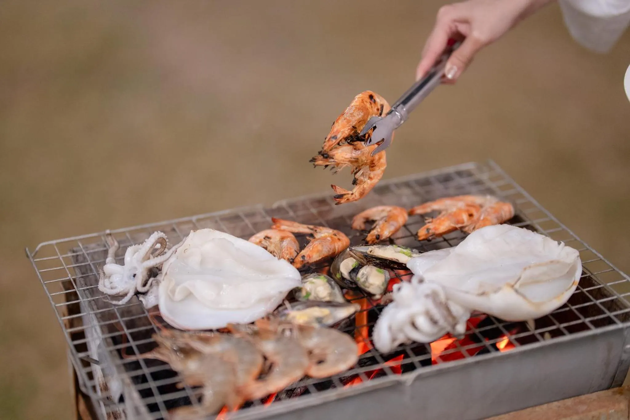BBQ facilities in Baan Pun Sook Resort
