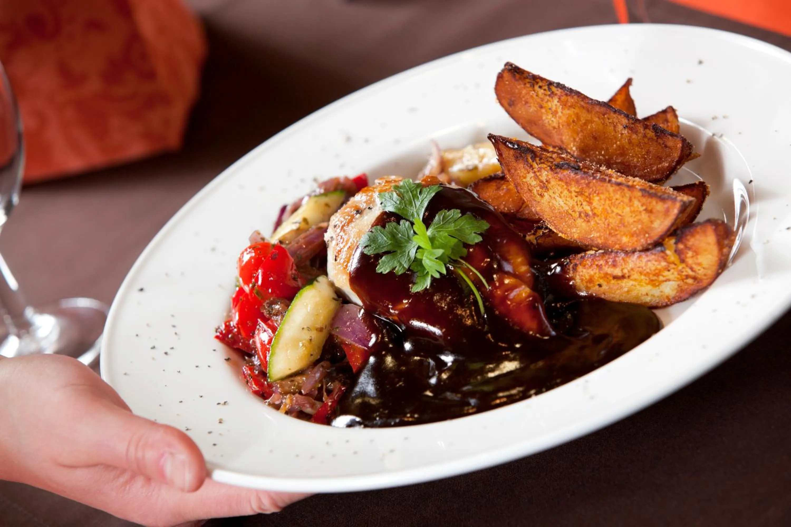Food close-up in Hotel Alvariini