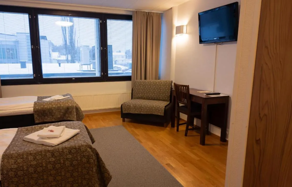 Bed in Hotel Alvariini