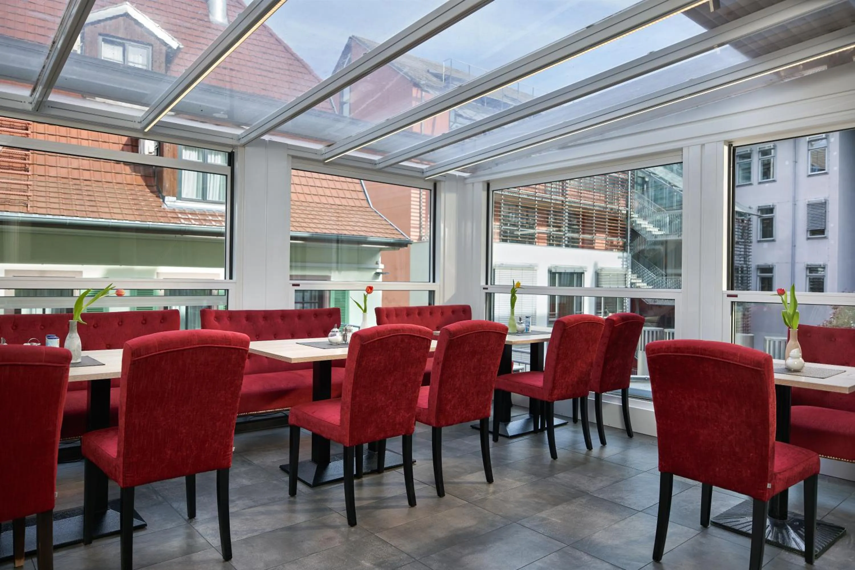 Communal lounge/ TV room in Hotel Meyerhof