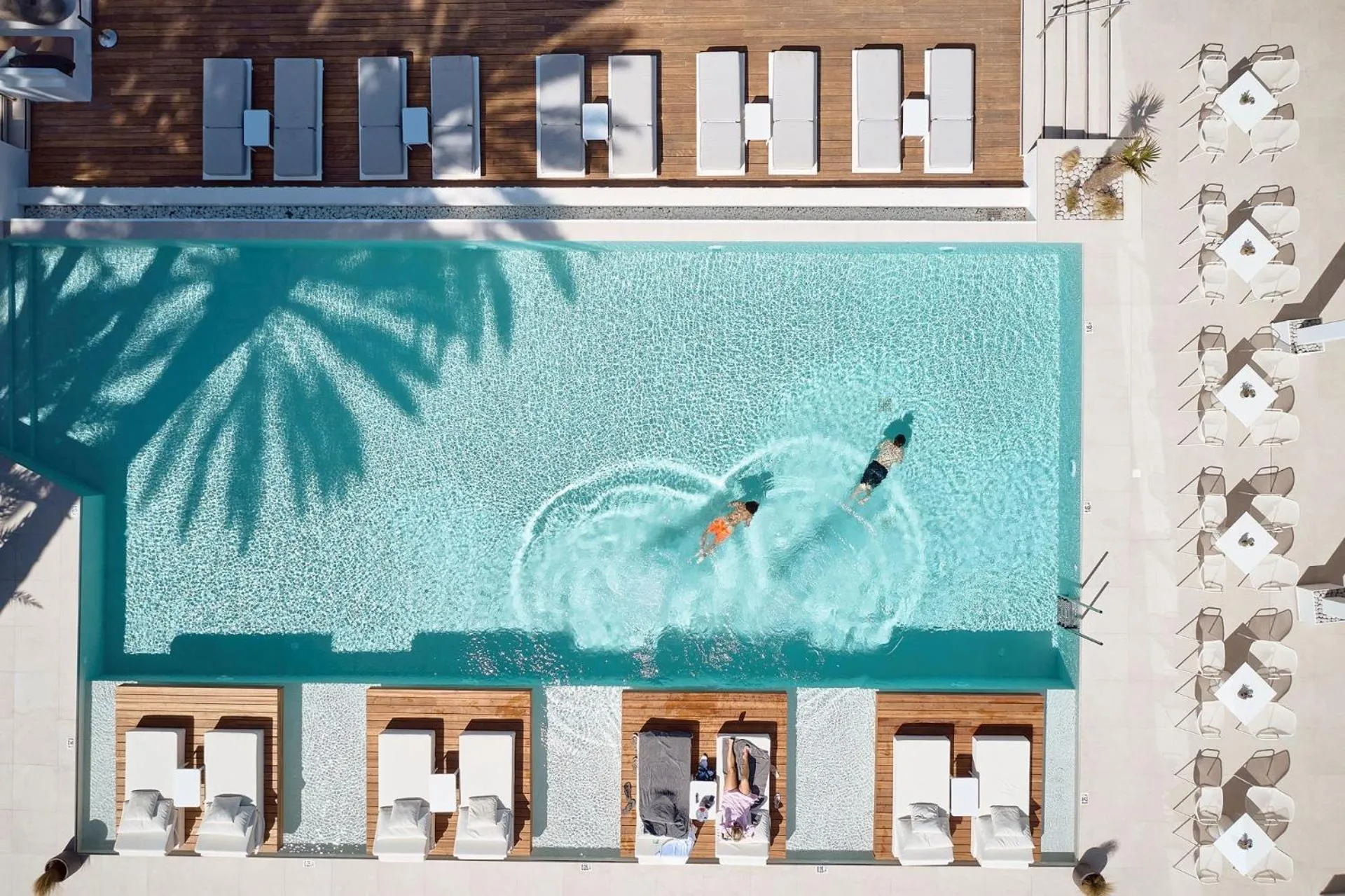 Swimming pool in Kantouni Beach Boutique Hotel