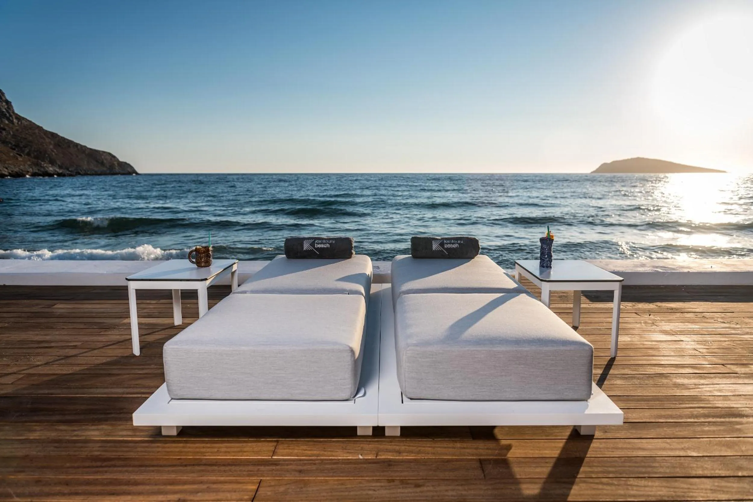 View (from property/room), Bed in Kantouni Beach Boutique Hotel