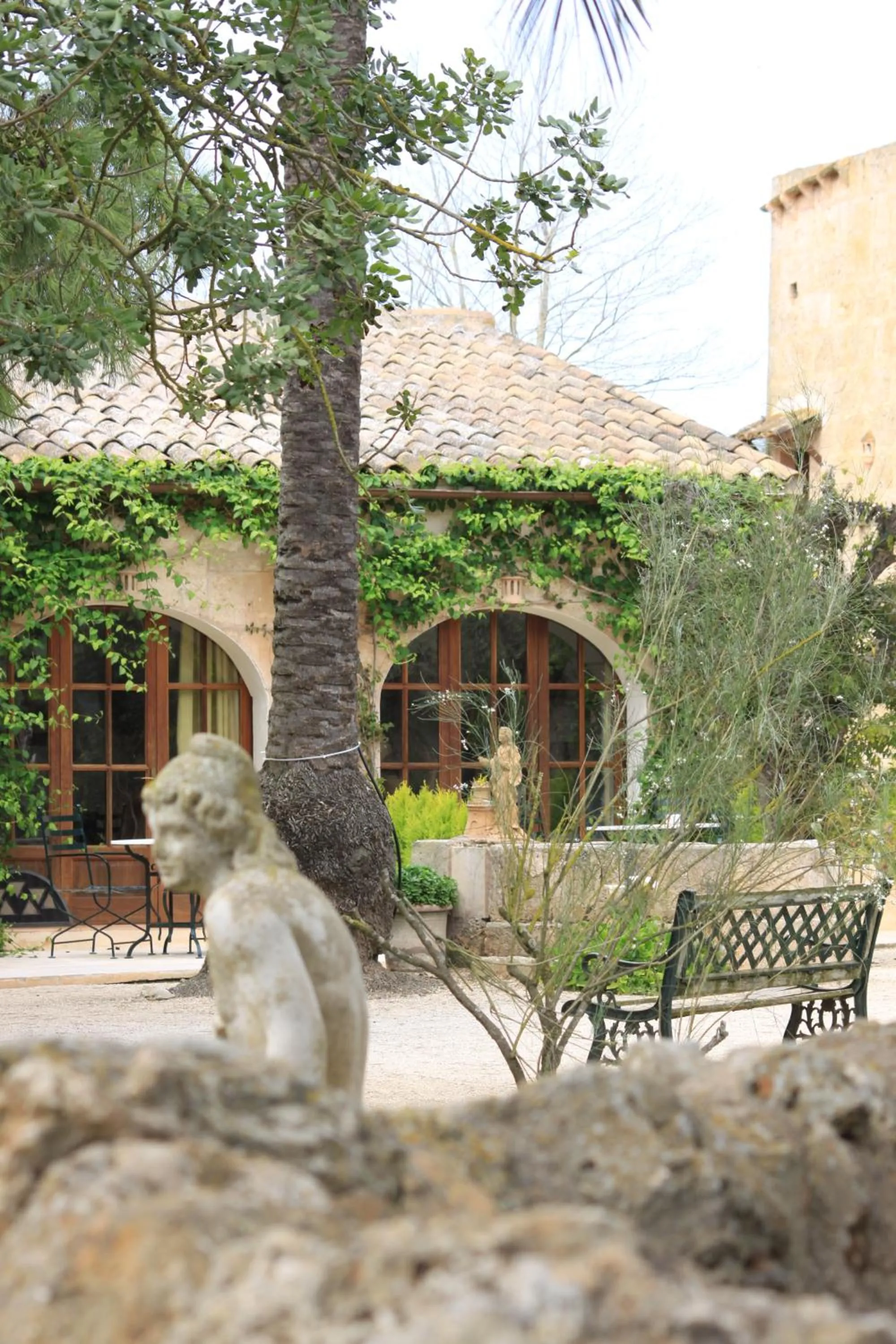 Garden in Petit Hotel Es Figueral