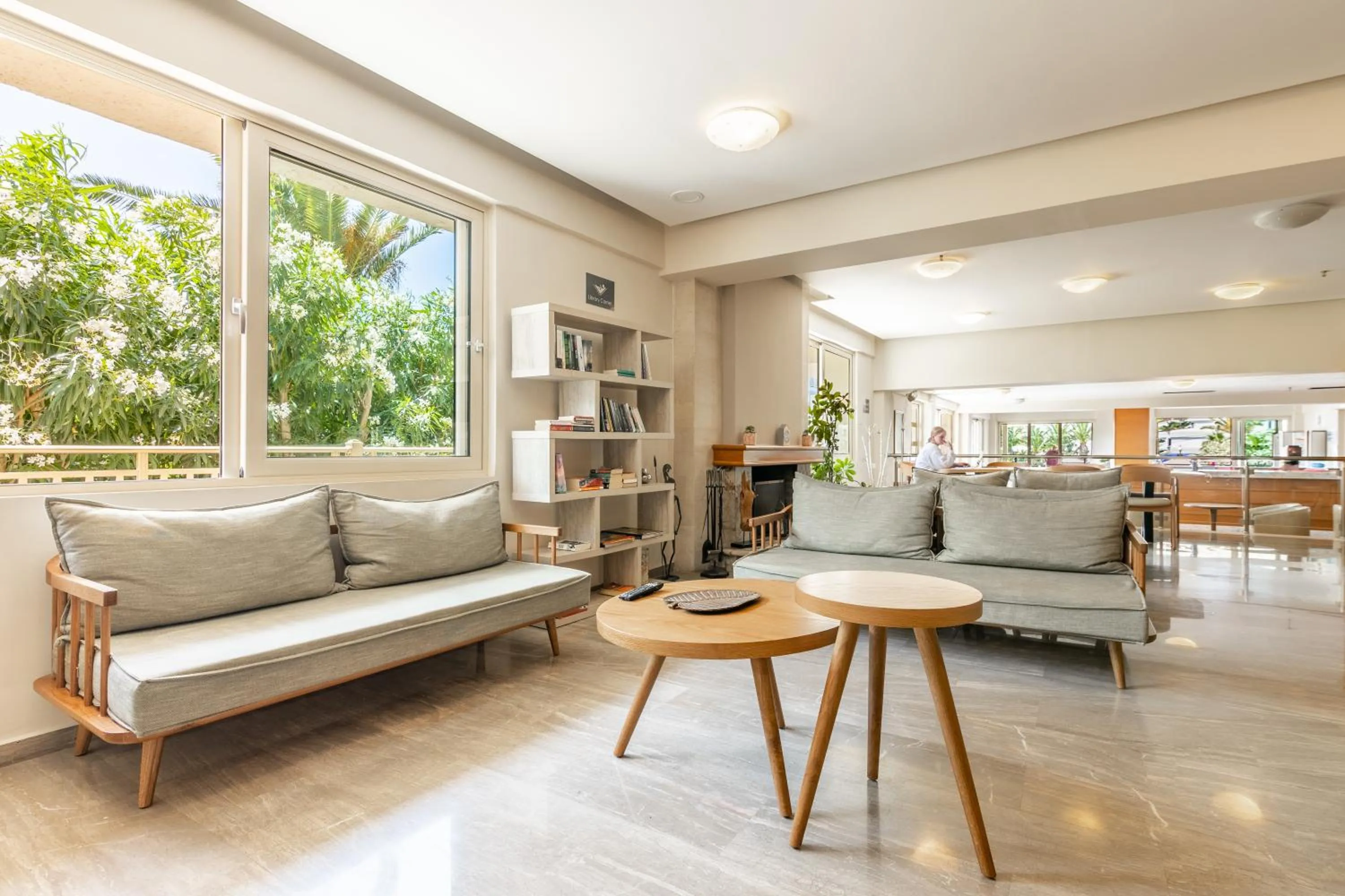 Lobby or reception in Marilena Hotel