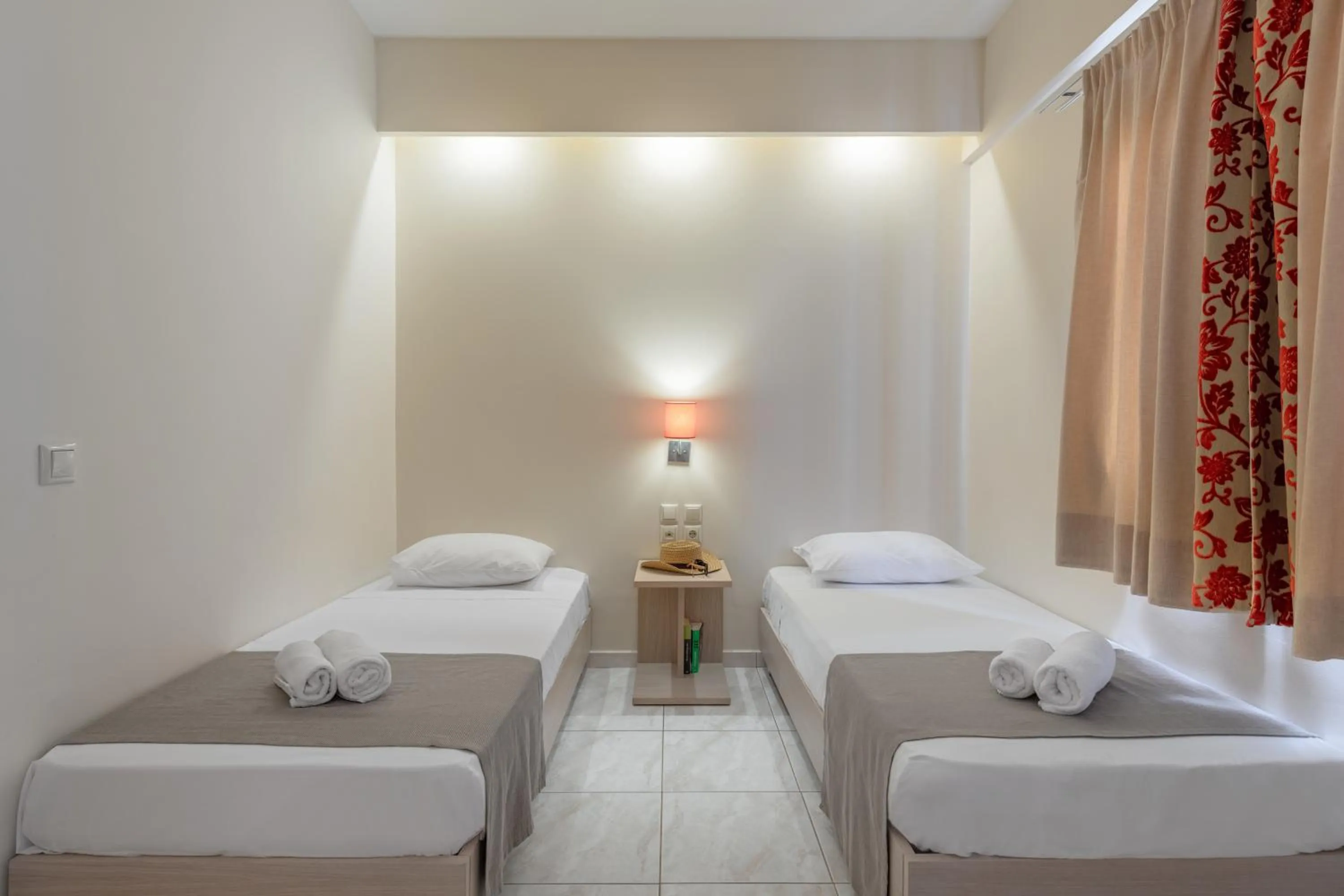 Bed in Marilena Hotel