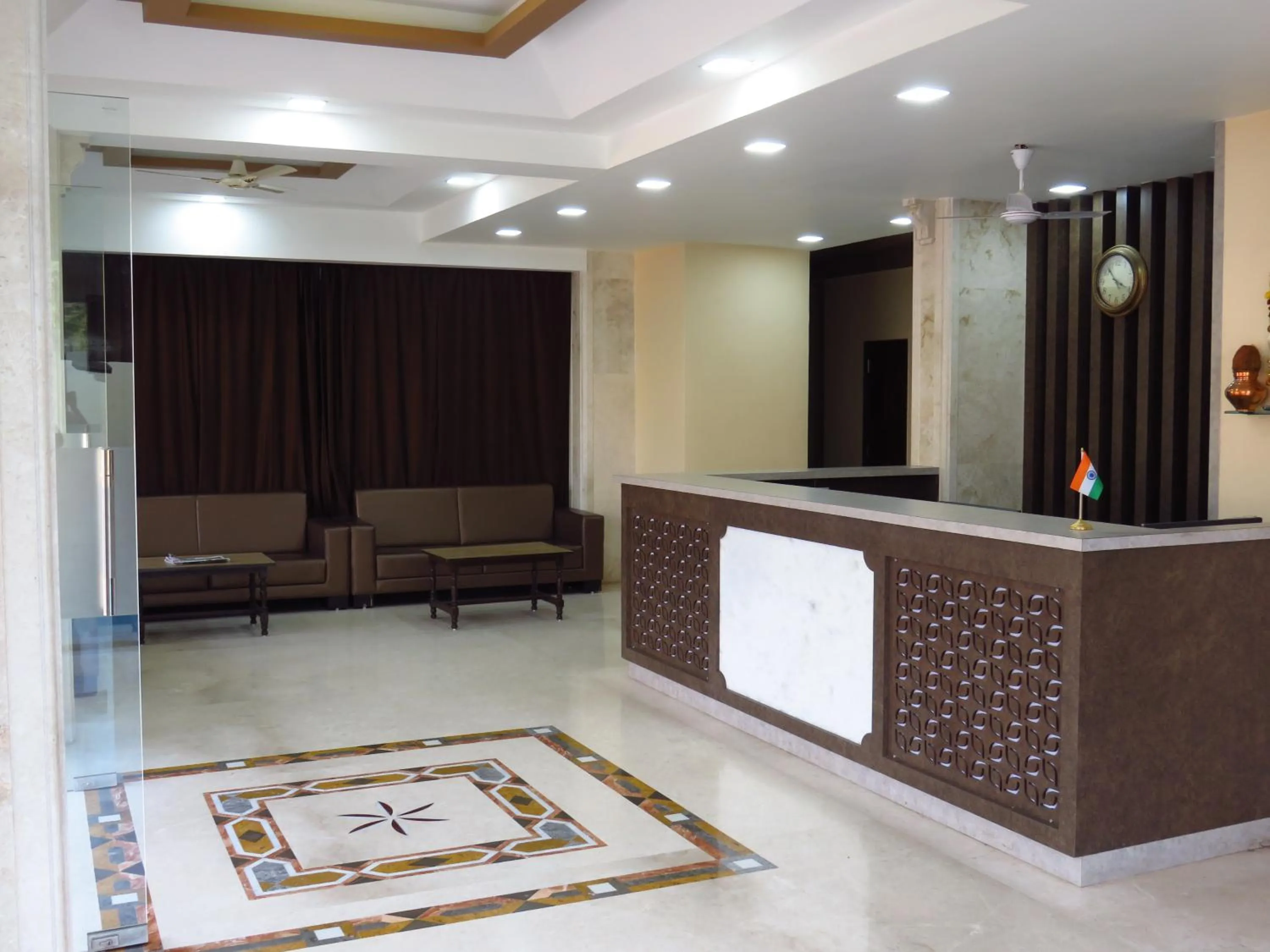 Seating area in City Palace Resort