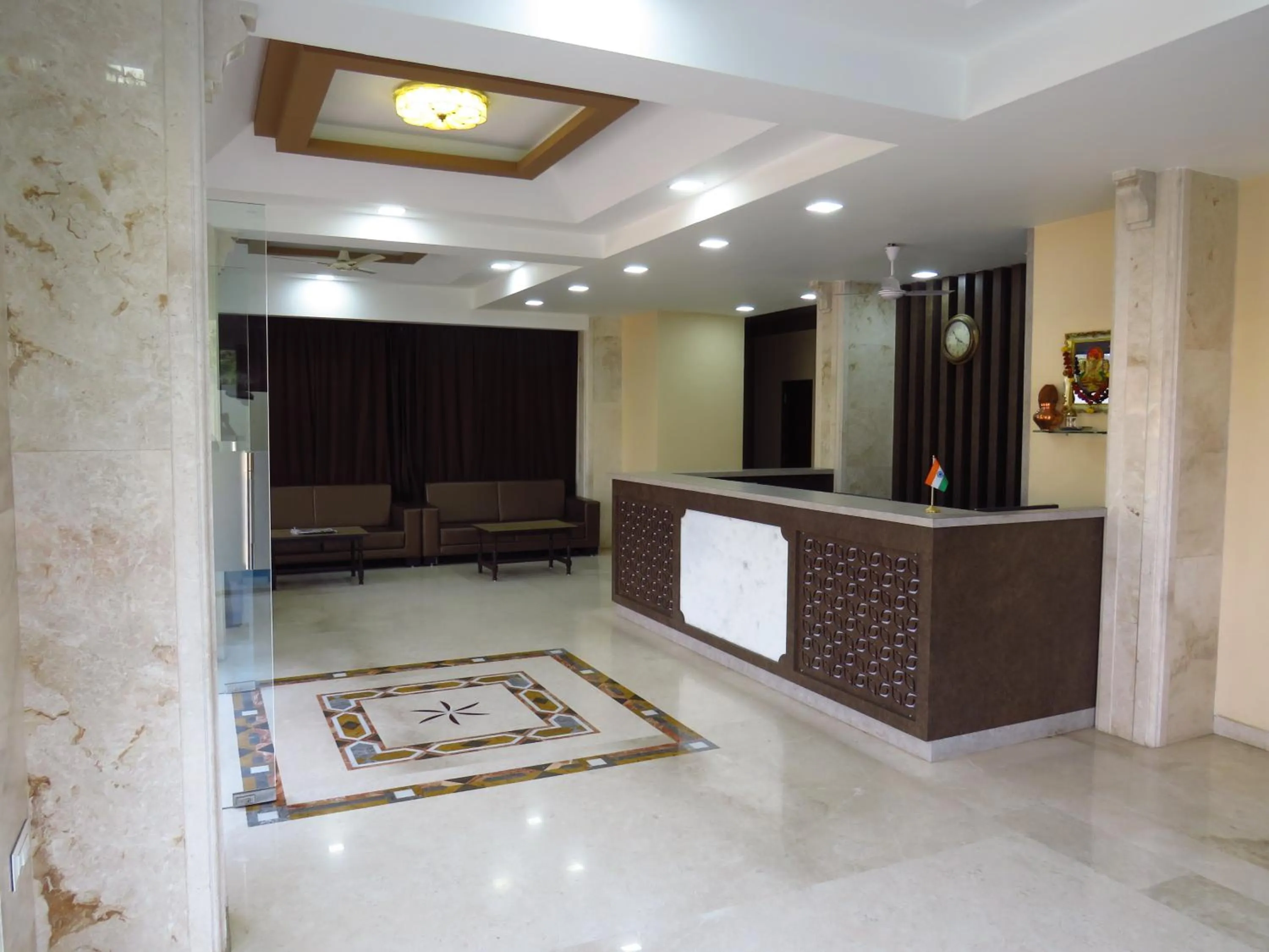 Seating area in City Palace Resort