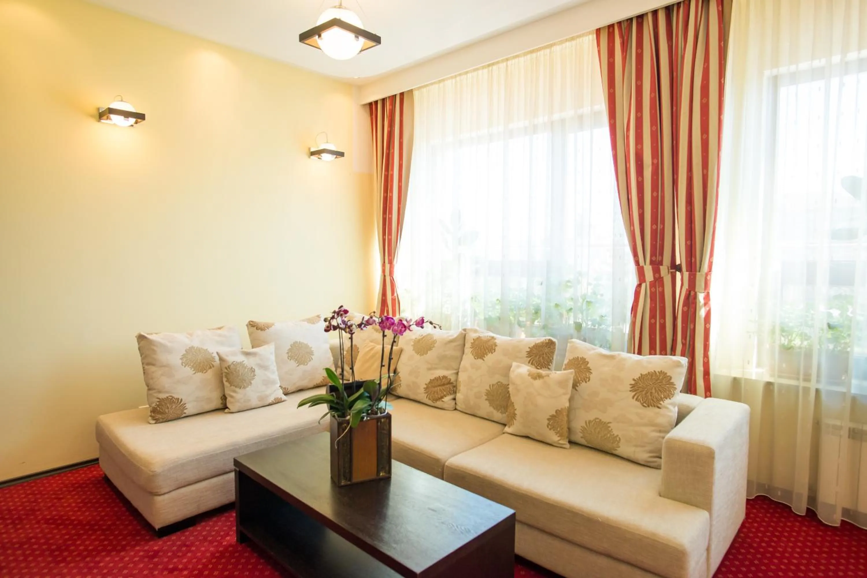 Living room in Pensiunea President