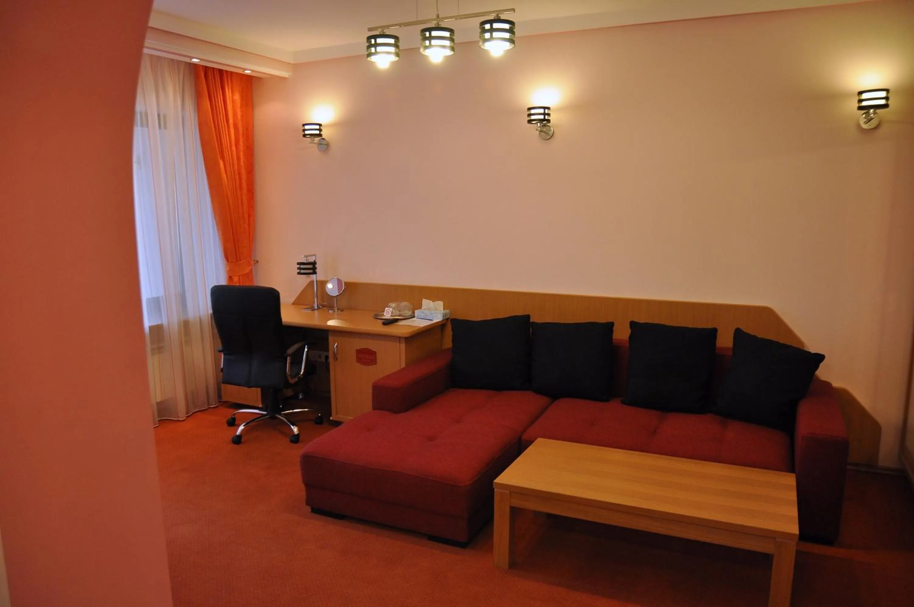 Living room in Pensiunea President