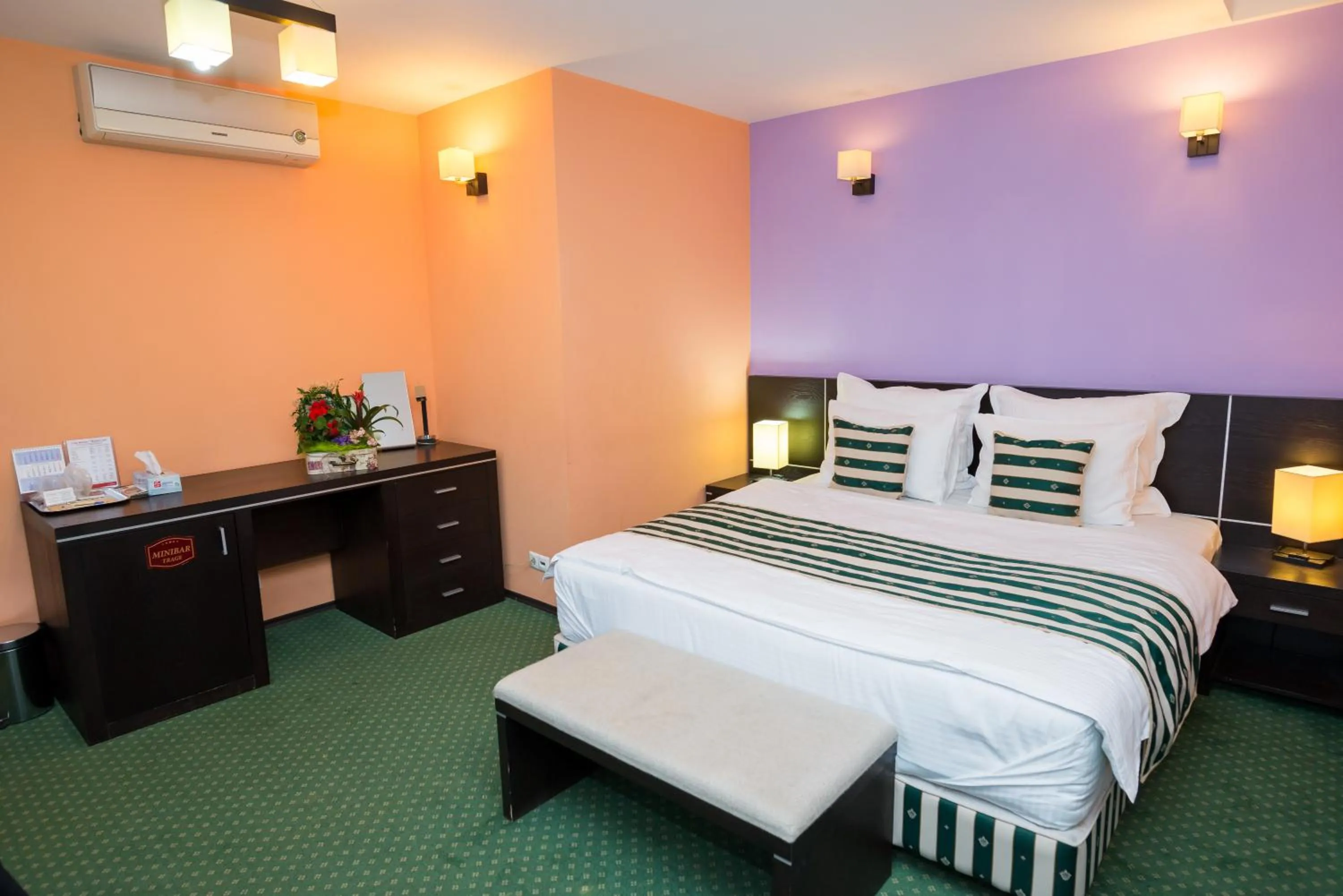 Bed in Pensiunea President