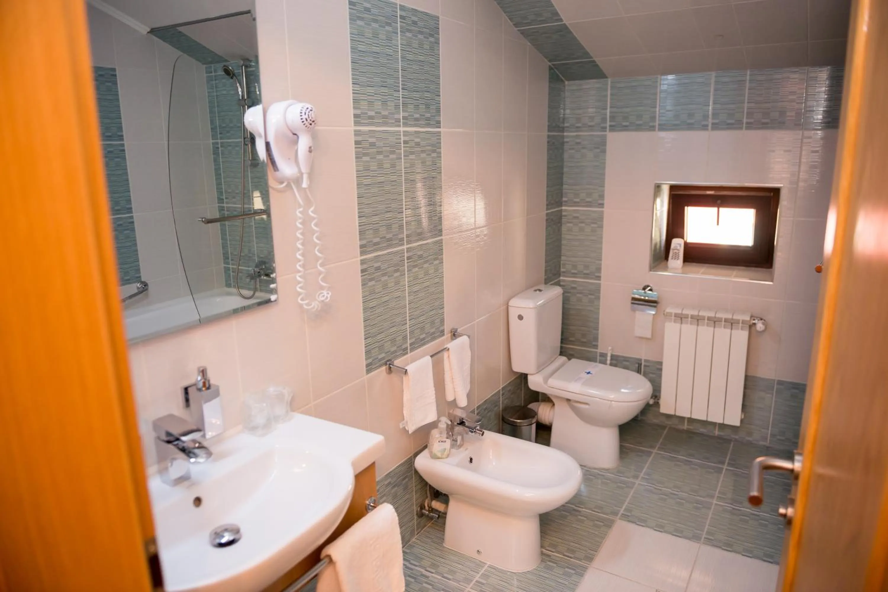 Toilet in Pensiunea President