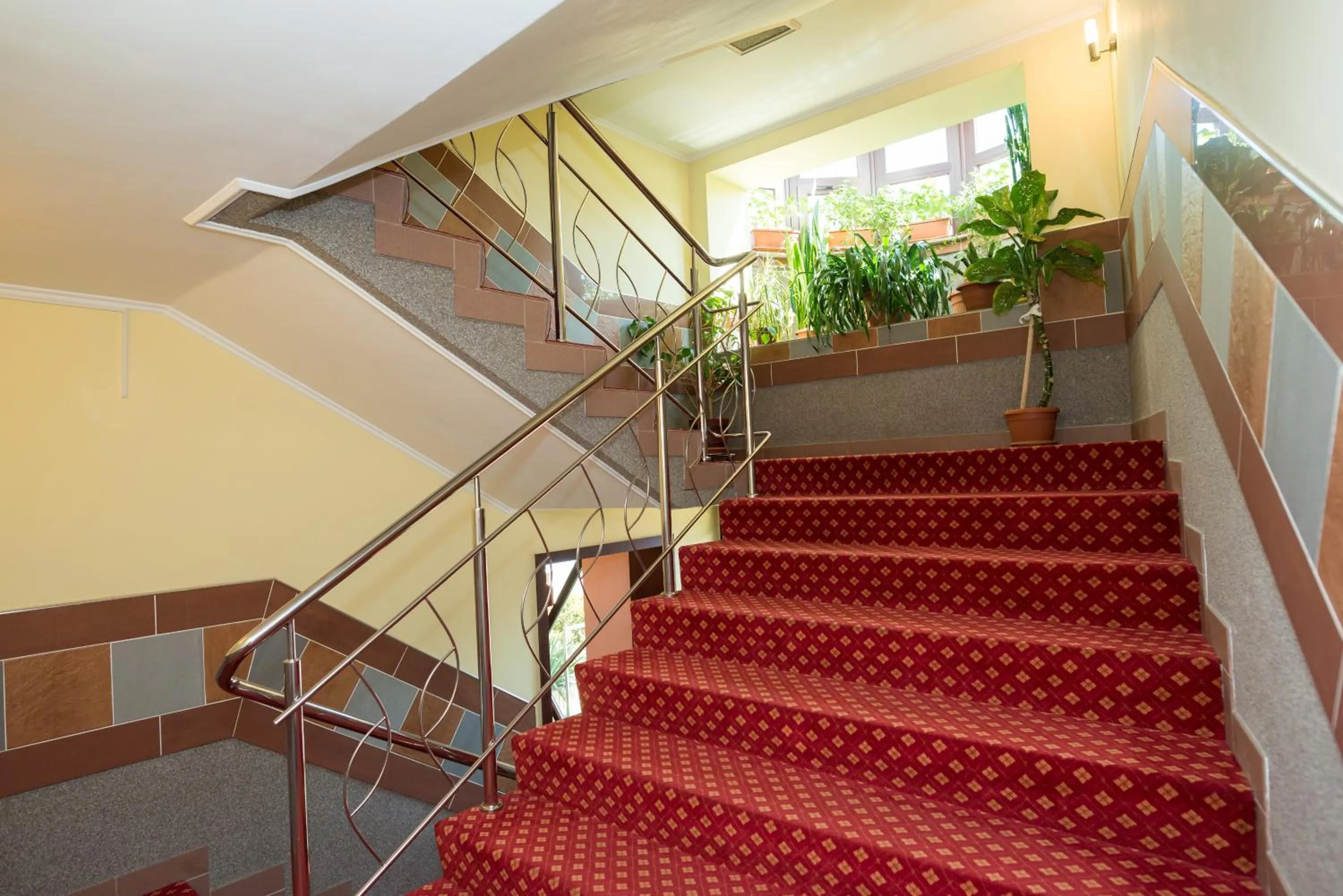 Decorative detail in Pensiunea President