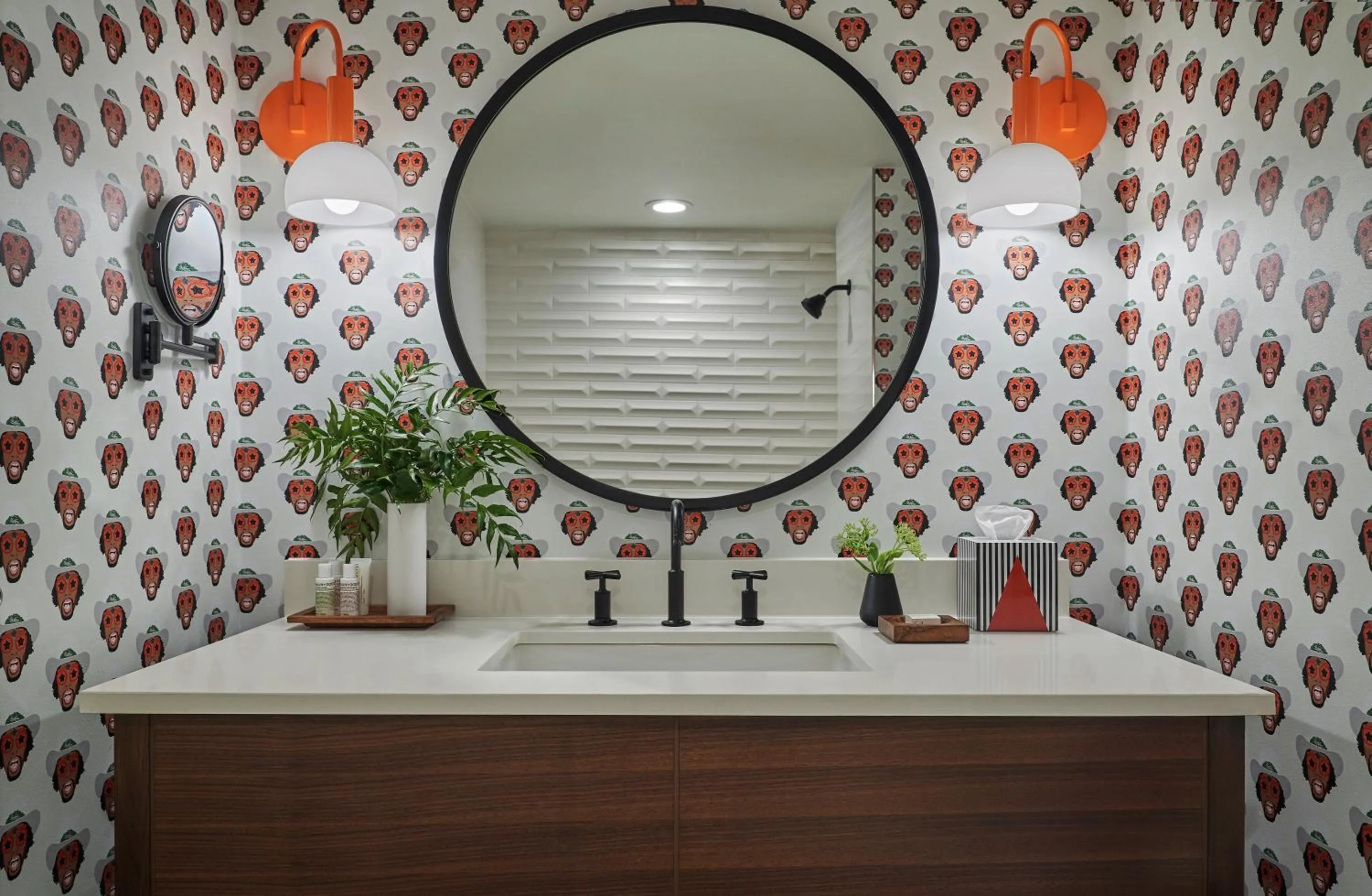 Bathroom in Graduate by Hilton Cincinnati