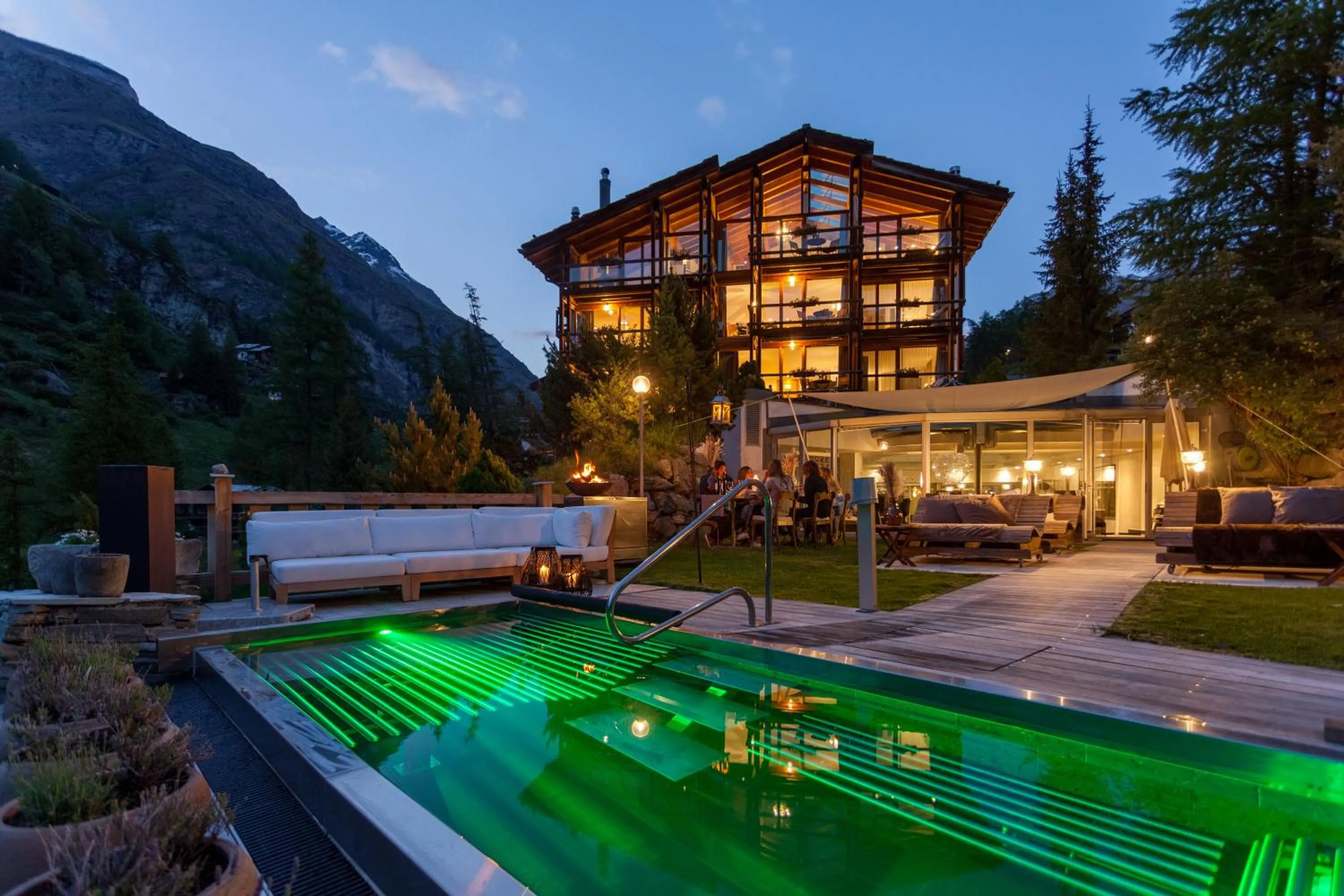 Spa and wellness centre/facilities in Suitenhotel Zurbriggen