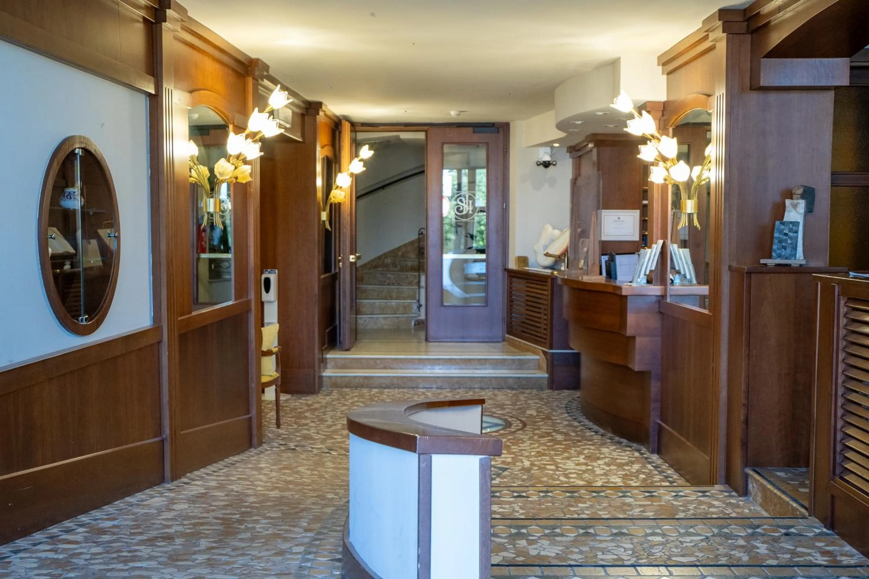 Lobby or reception in Art Hotel Santa Lucia