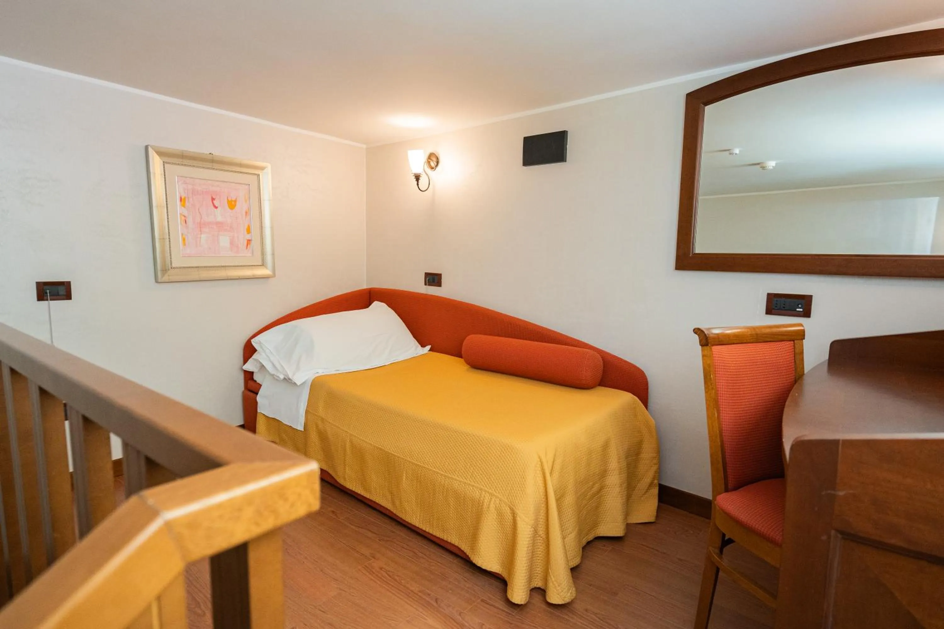 Bed in Art Hotel Santa Lucia