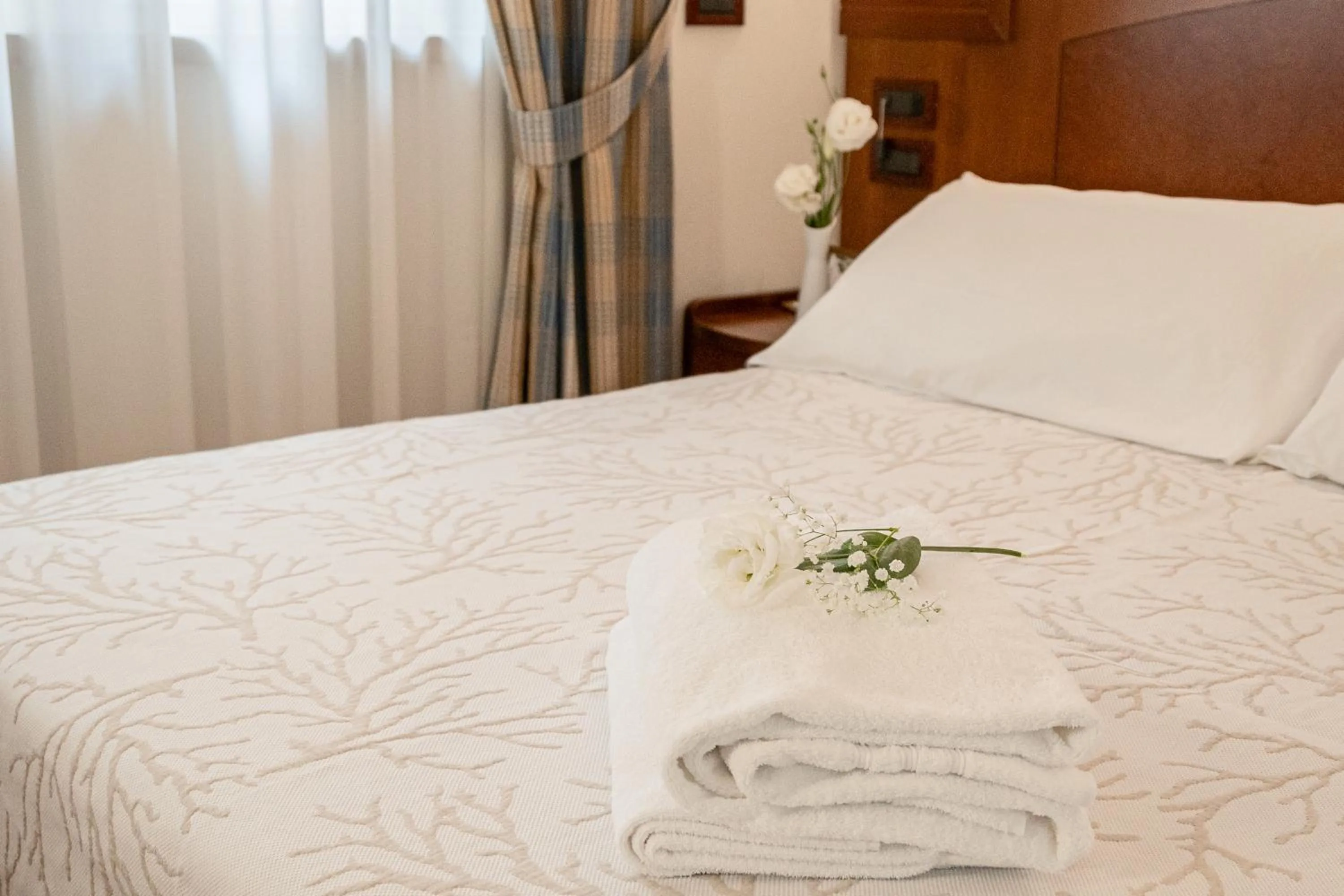 Bed in Art Hotel Santa Lucia