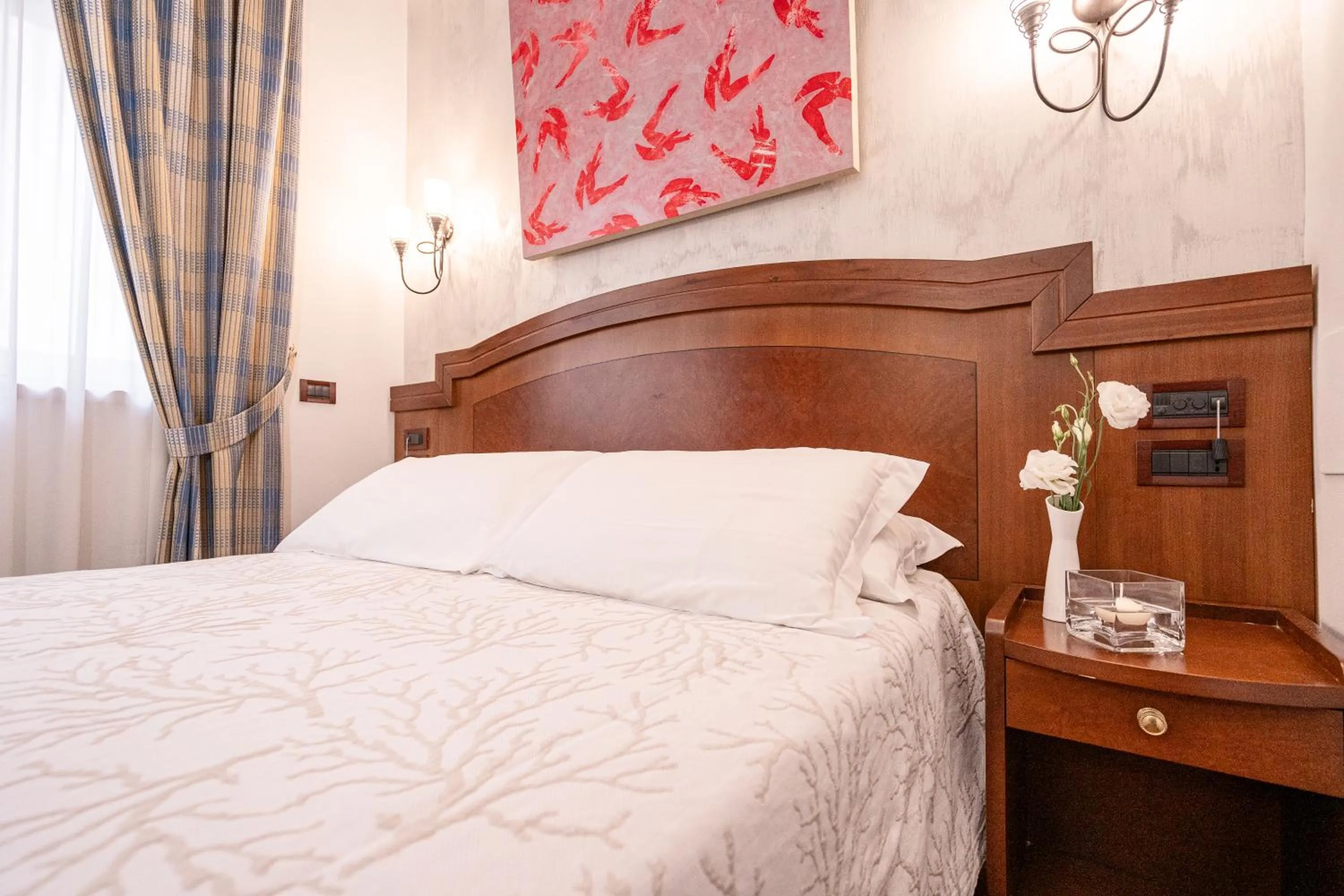 Bed in Art Hotel Santa Lucia