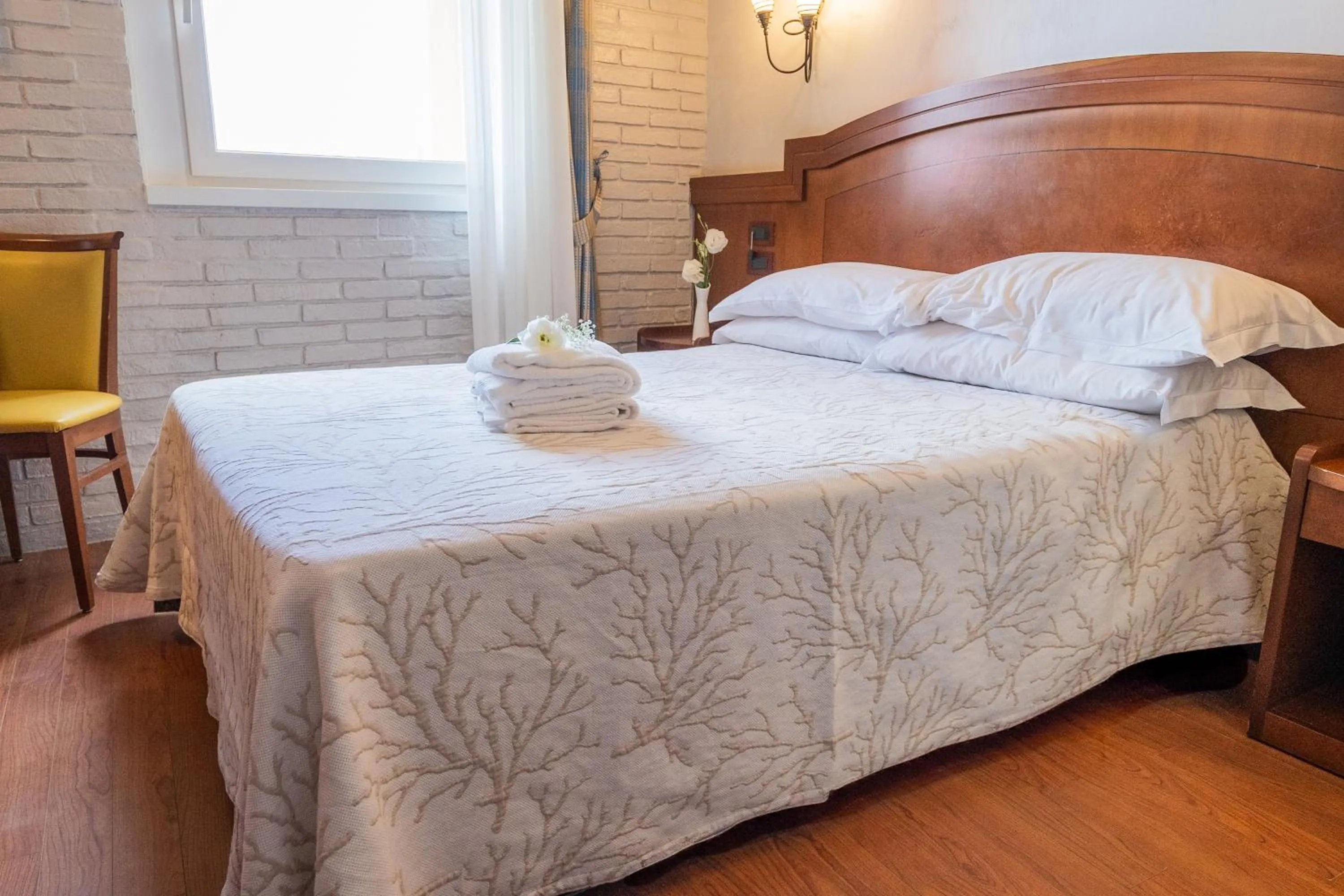 Bed in Art Hotel Santa Lucia