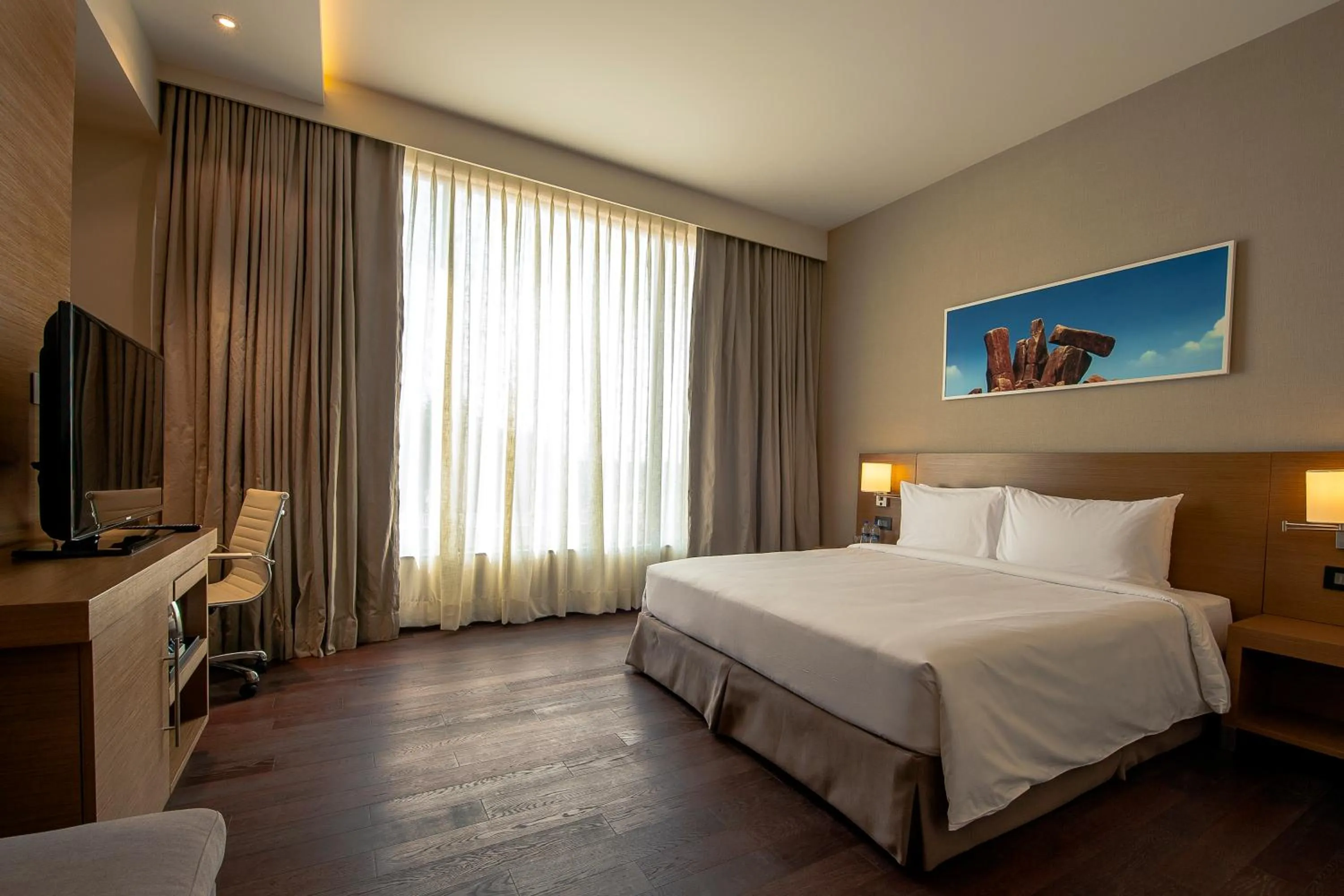 Bed in Hyatt Place Hampi