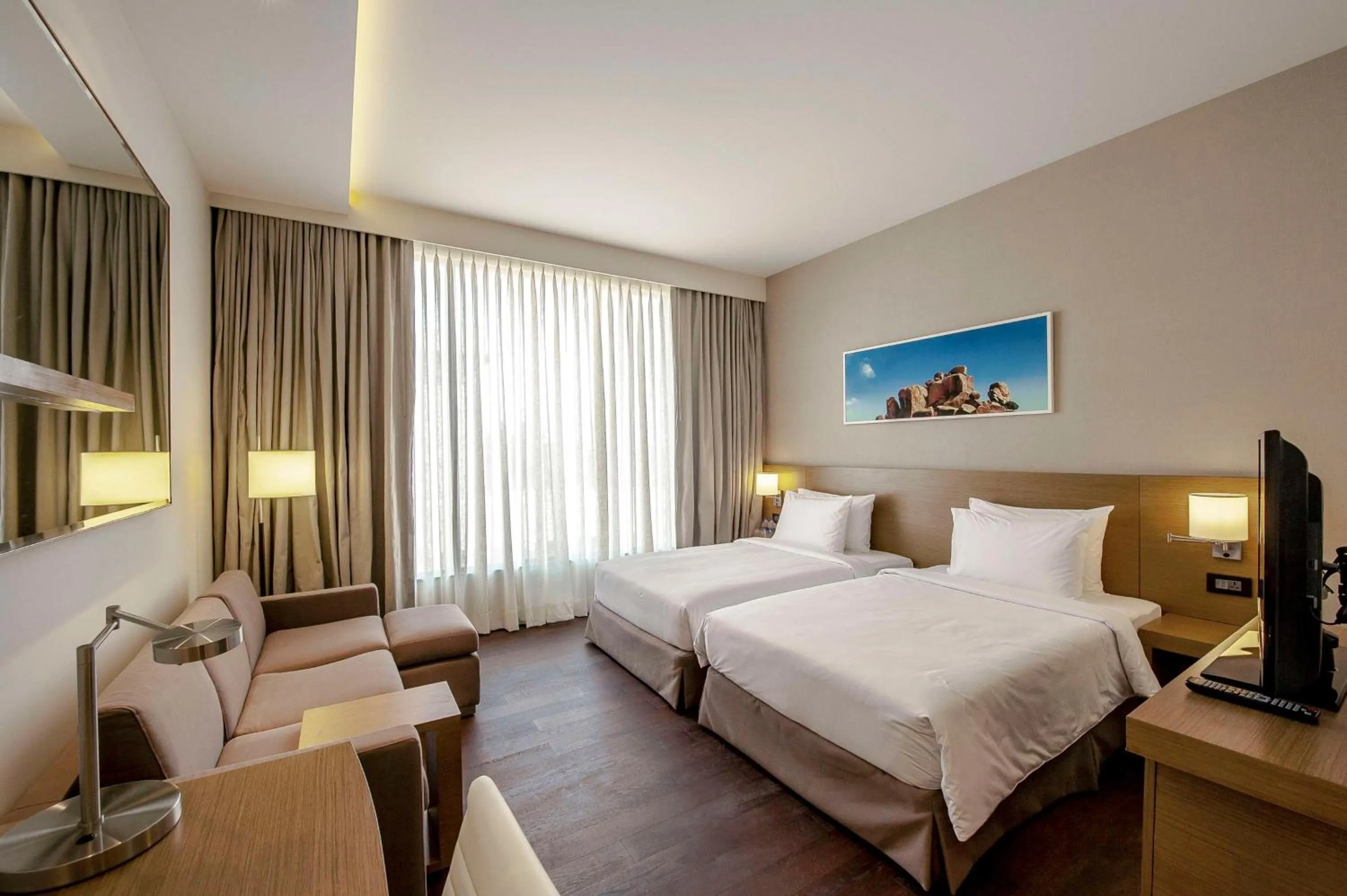 Bedroom, Bed in Hyatt Place Hampi