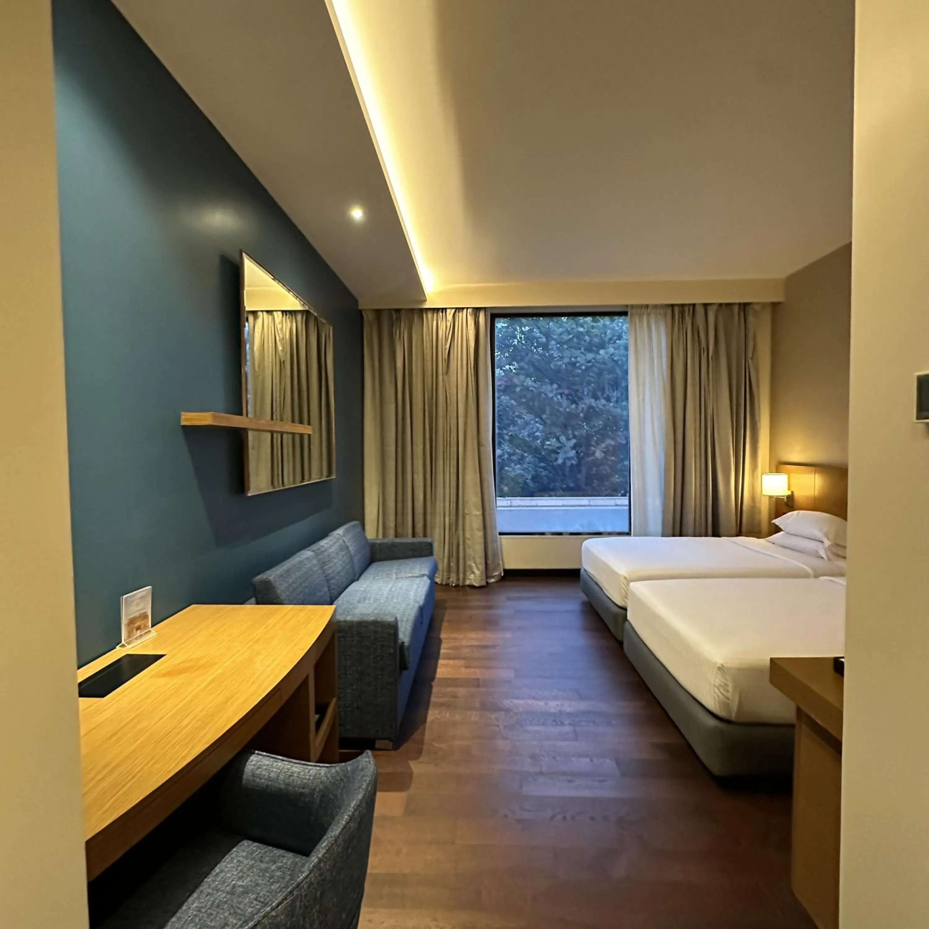 Bed in Hyatt Place Hampi