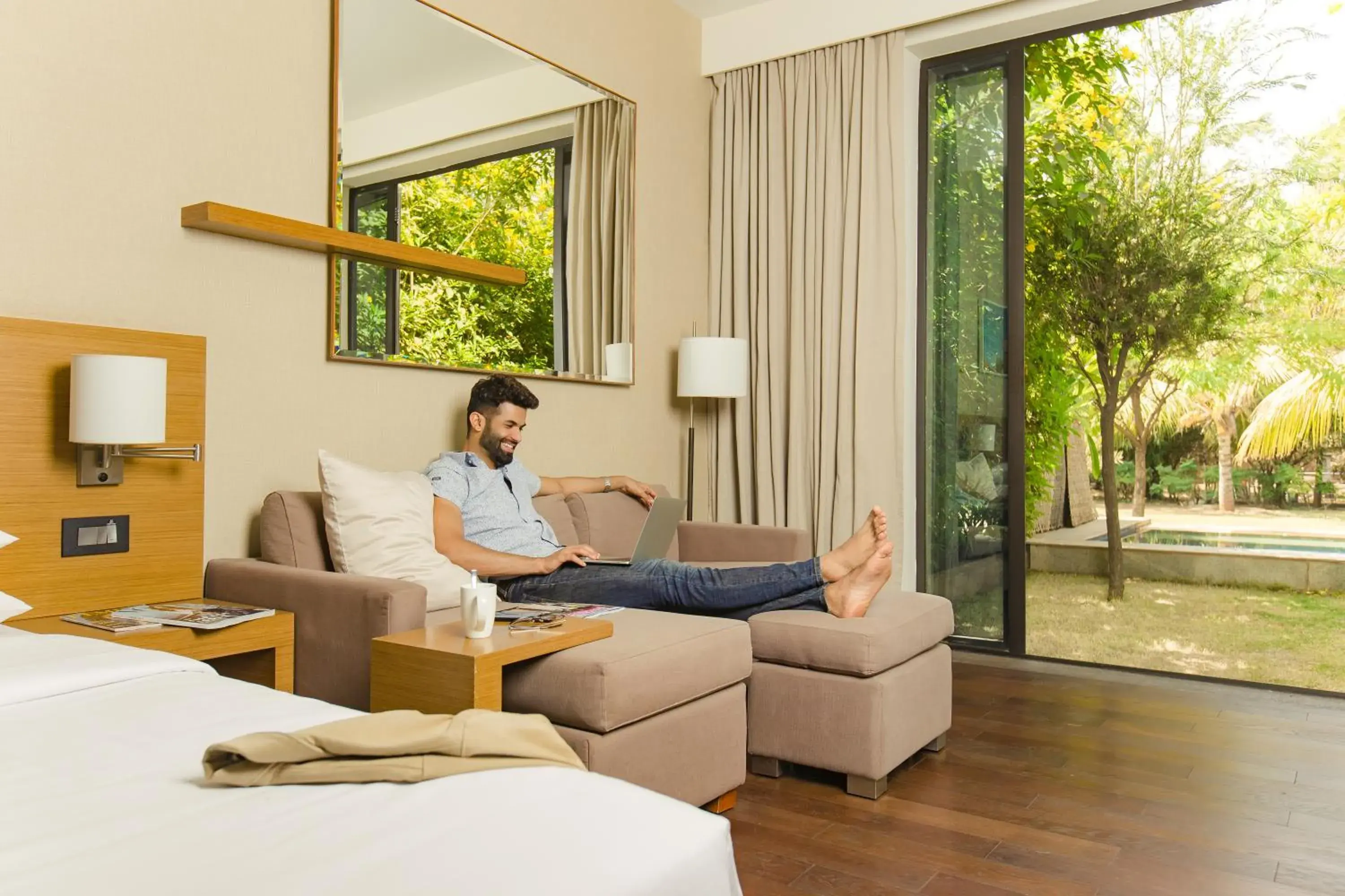 King Room with Plunge Pool in Hyatt Place Hampi King Room with Plunge Pool in Hyatt Place Hampi