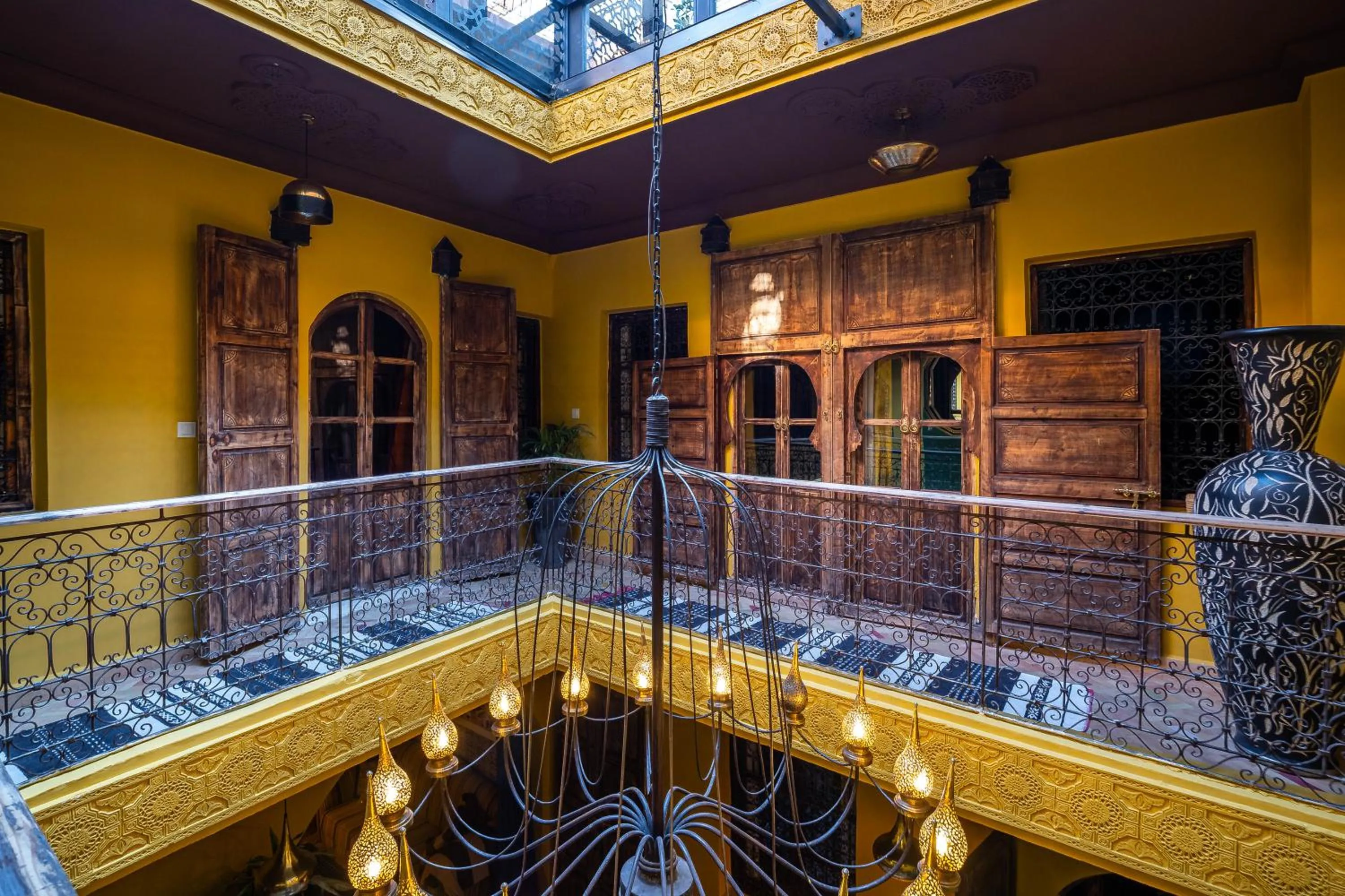 Inner courtyard view in Dar Khmissa Riad & Spa