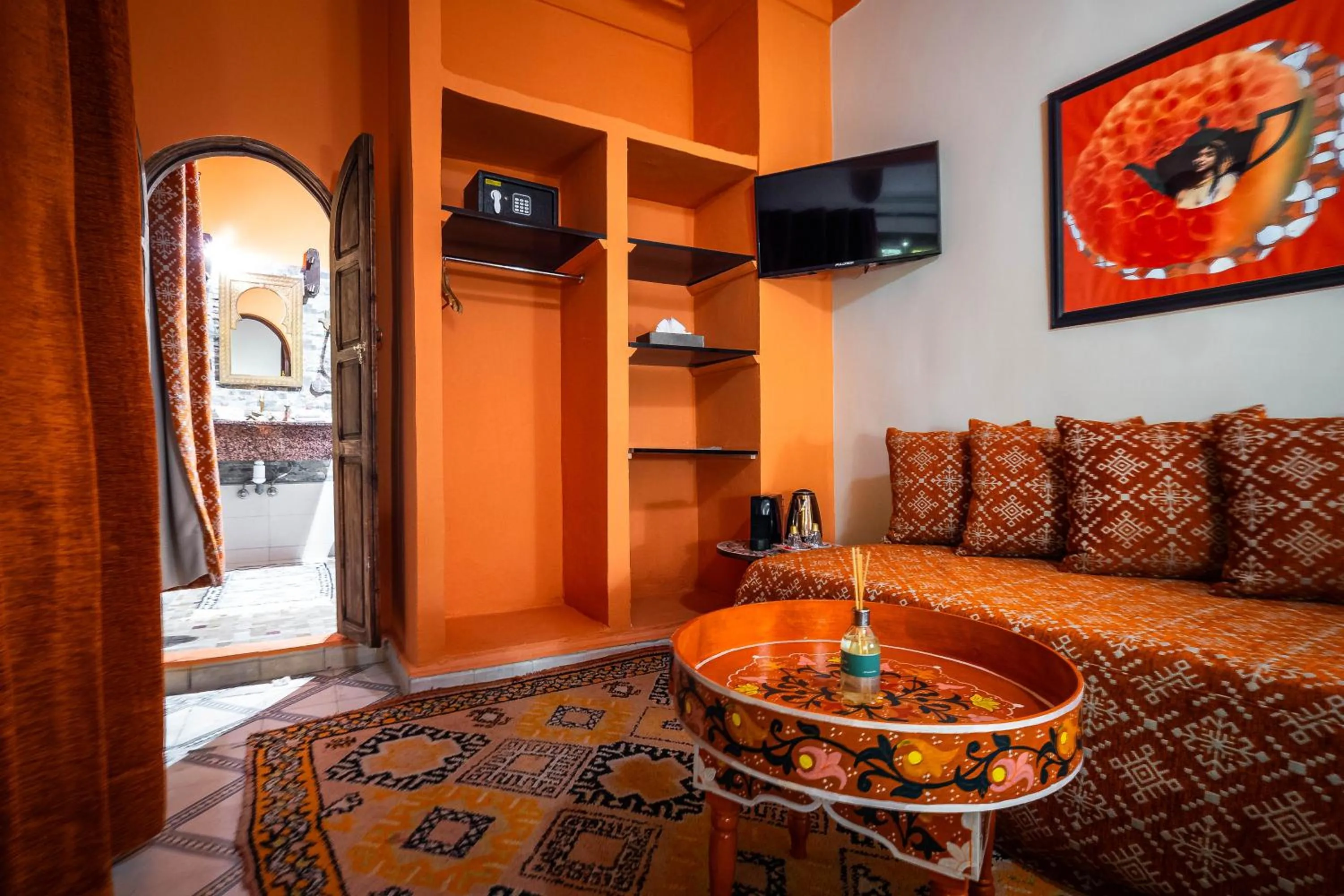 Communal lounge/ TV room in Dar Khmissa Riad & Spa