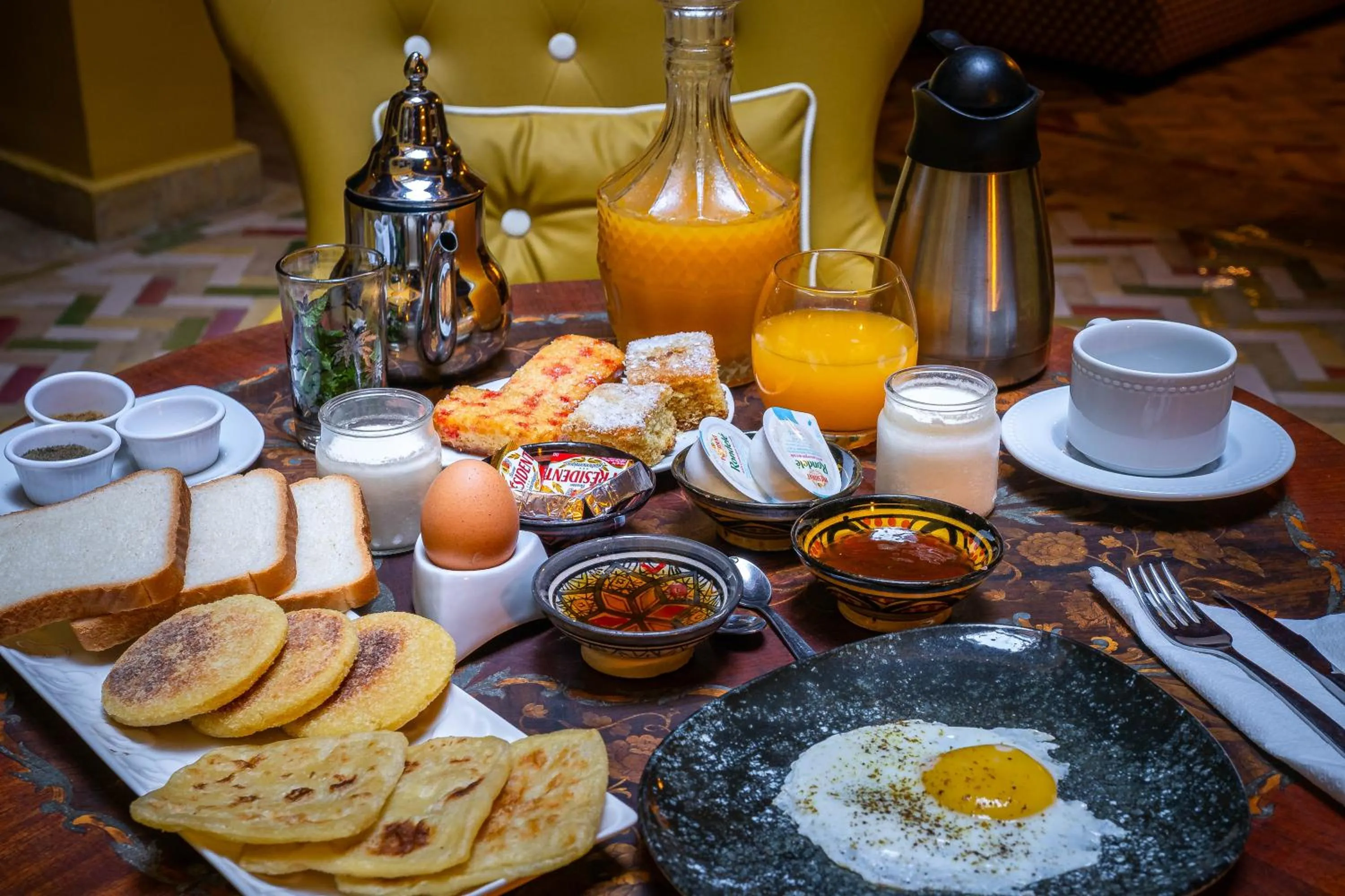 Food and drinks in Dar Khmissa Riad & Spa